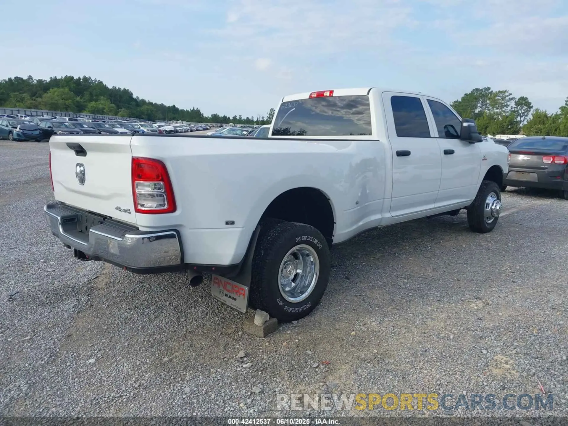 4 Photograph of a damaged car 3C63RRGL9PG623637 RAM 3500 2023
