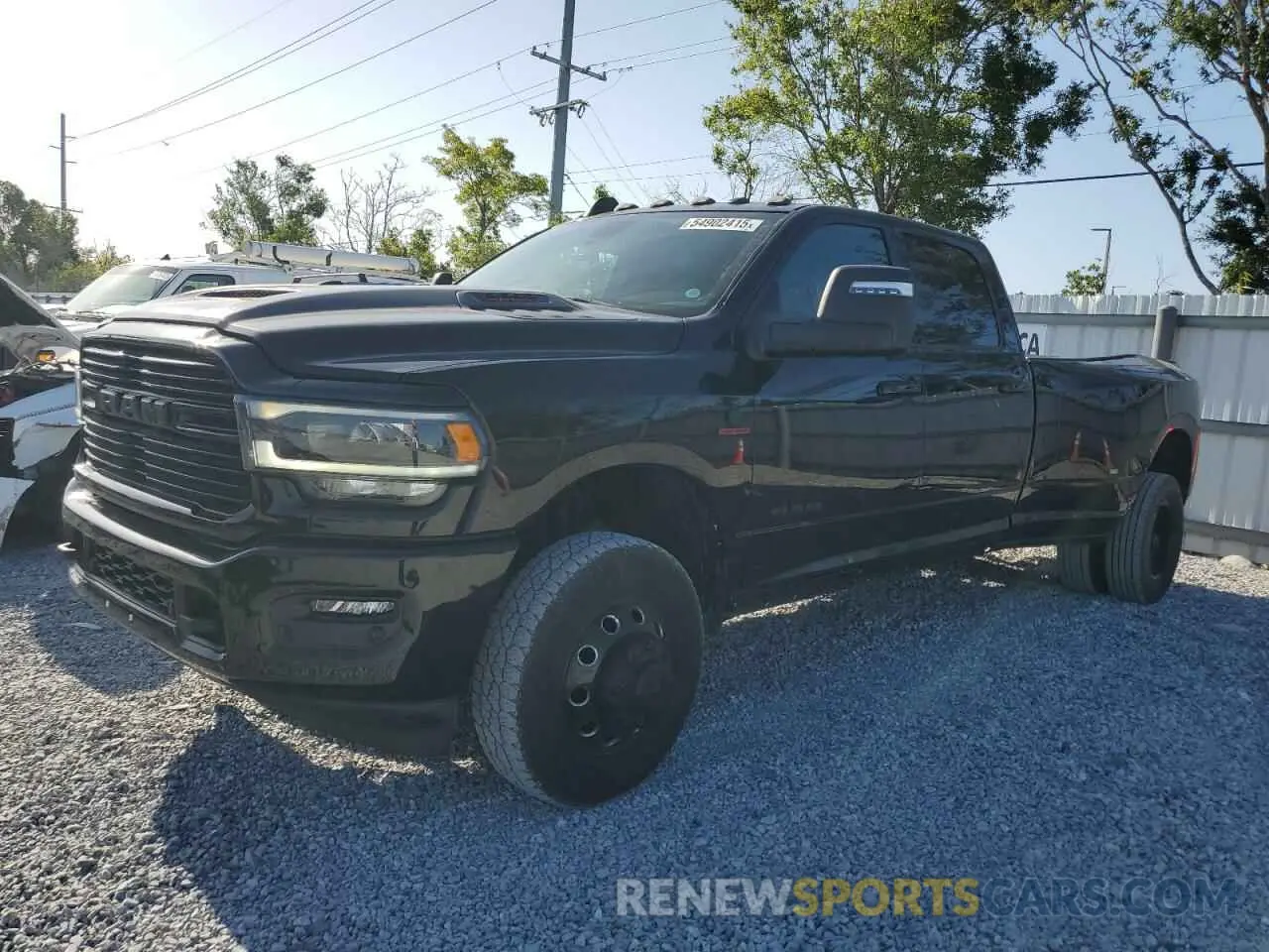 1 Photograph of a damaged car 3C63RRJL6PG508583 RAM 3500 2023