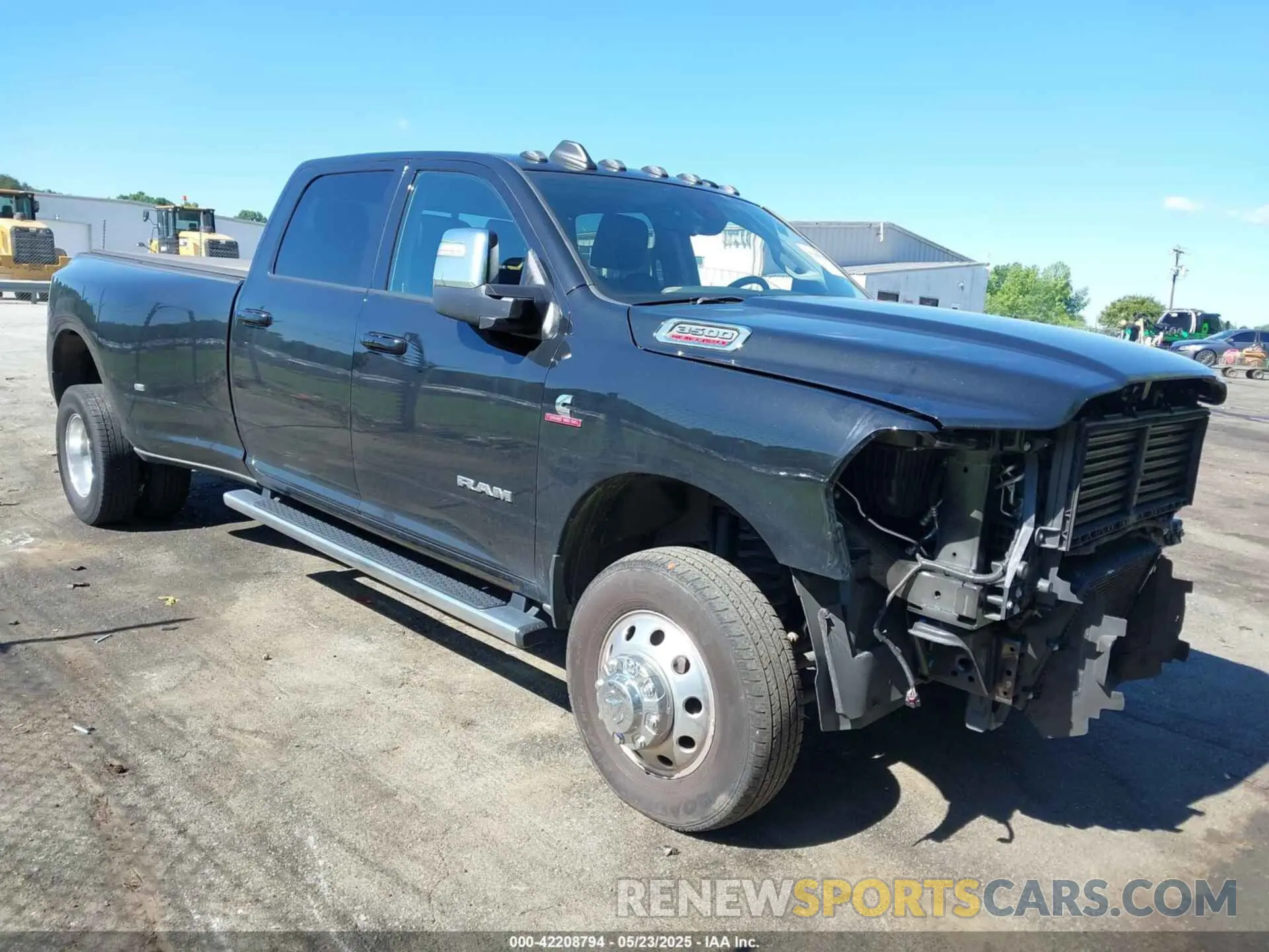 1 Photograph of a damaged car 3C63RRJL7PG521813 RAM 3500 2023