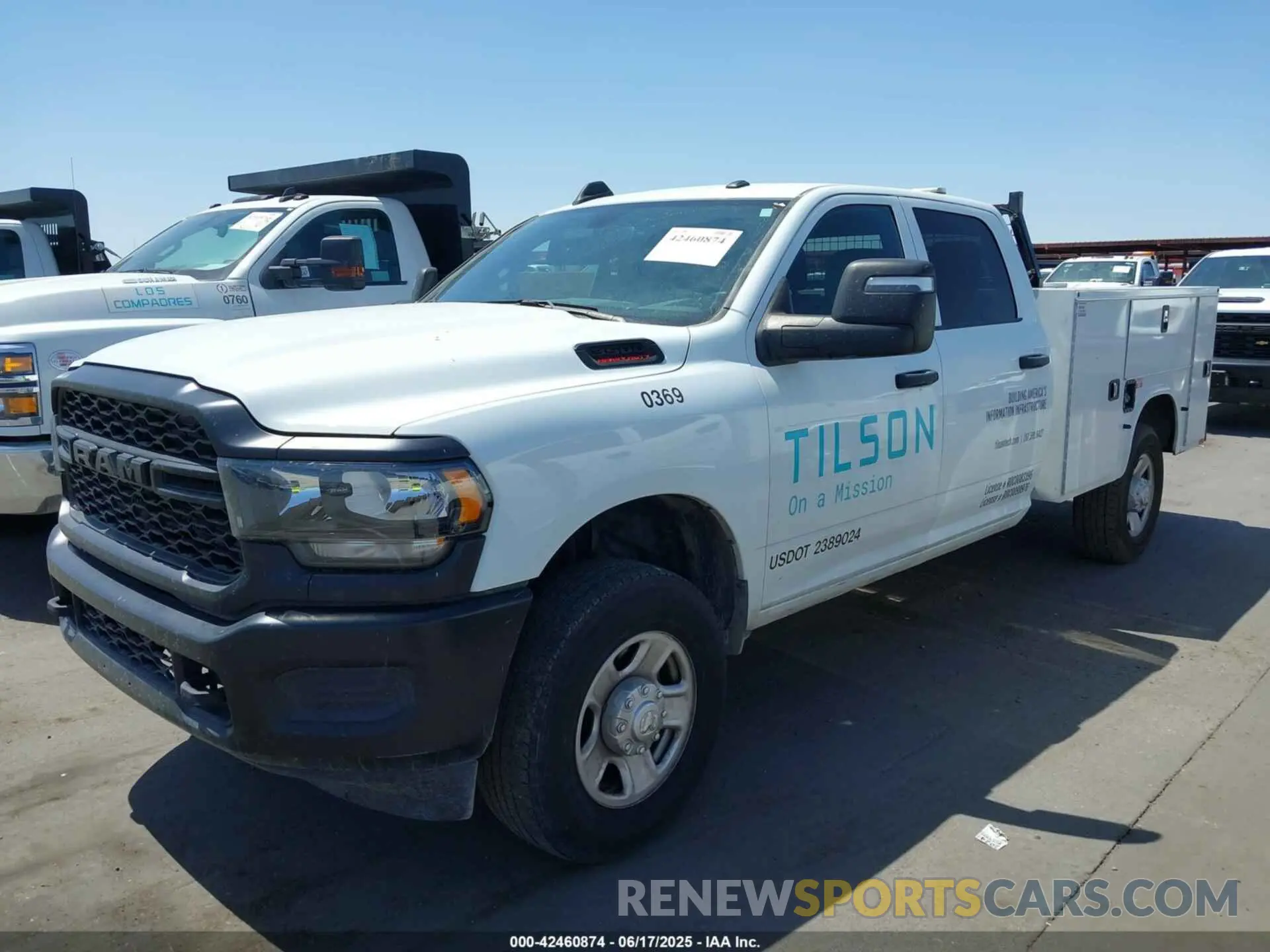 2 Photograph of a damaged car 3C7WR3GJ9PG531724 RAM 3500 2023