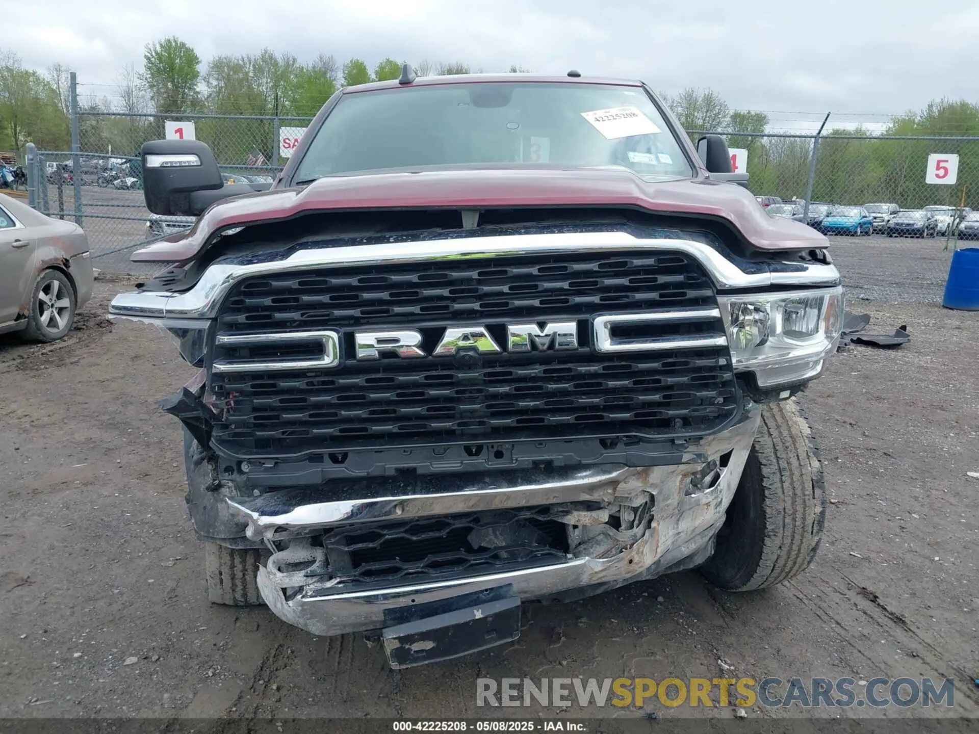 13 Photograph of a damaged car 3C63R3CL0RG148384 RAM 3500 2024
