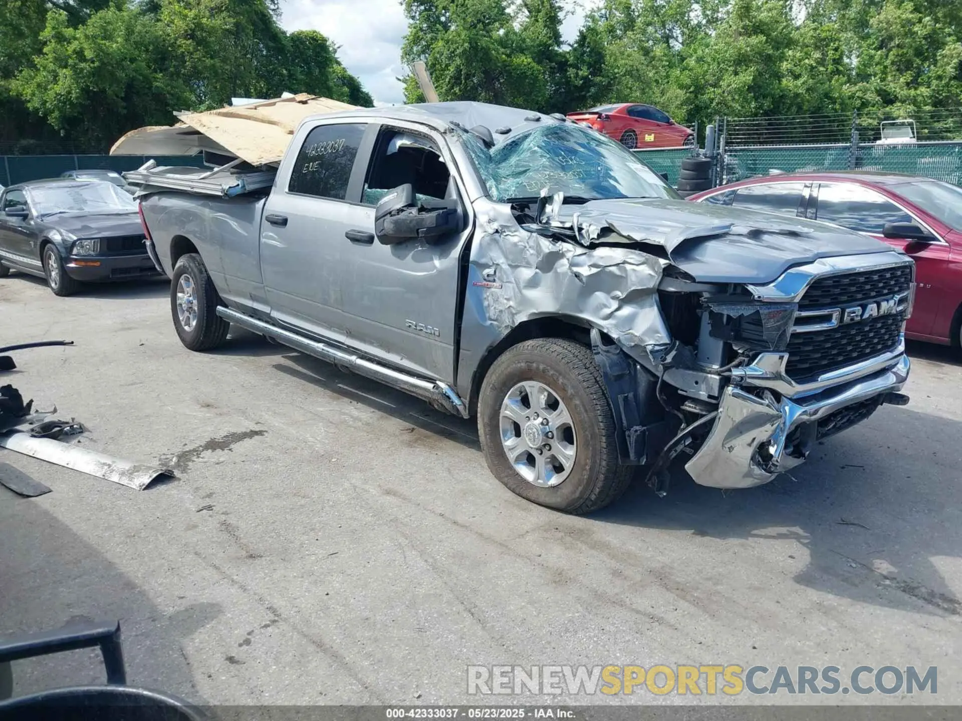 1 Photograph of a damaged car 3C63R3HL1RG198705 RAM 3500 2024