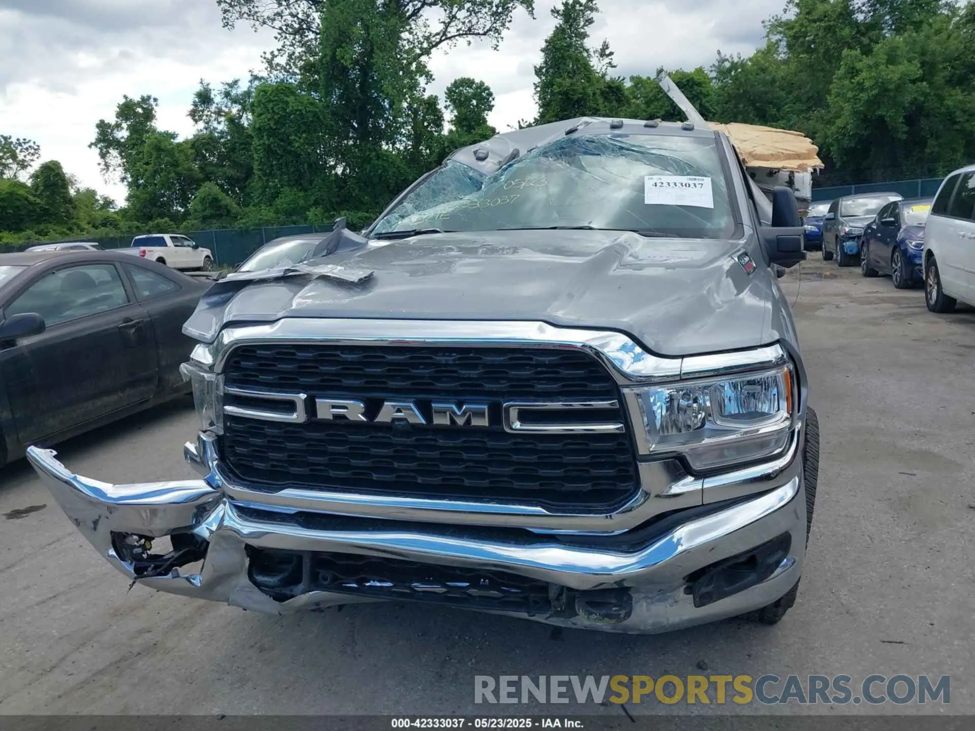 18 Photograph of a damaged car 3C63R3HL1RG198705 RAM 3500 2024