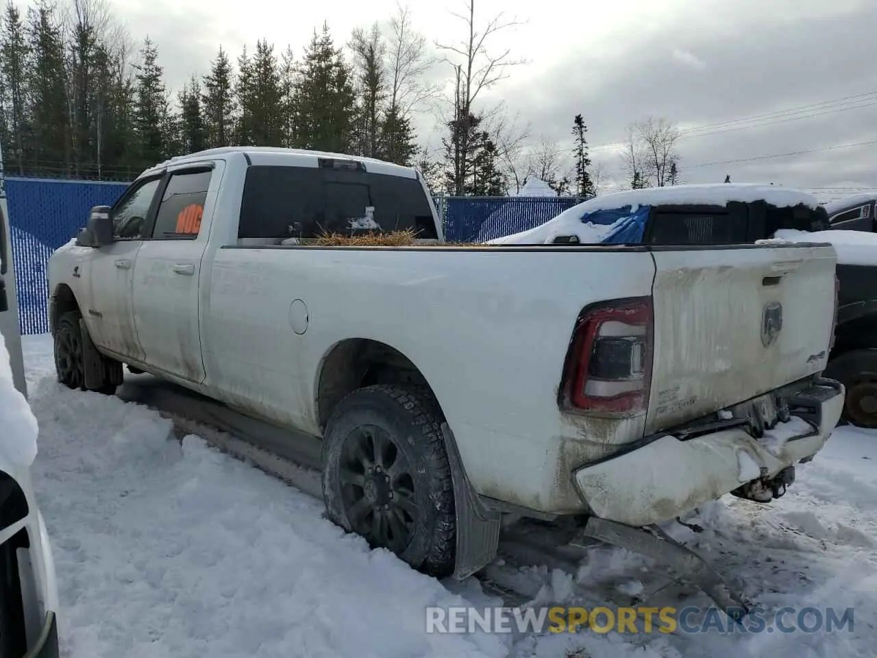 2 Photograph of a damaged car 3C63R3HL7RG203065 RAM 3500 2024
