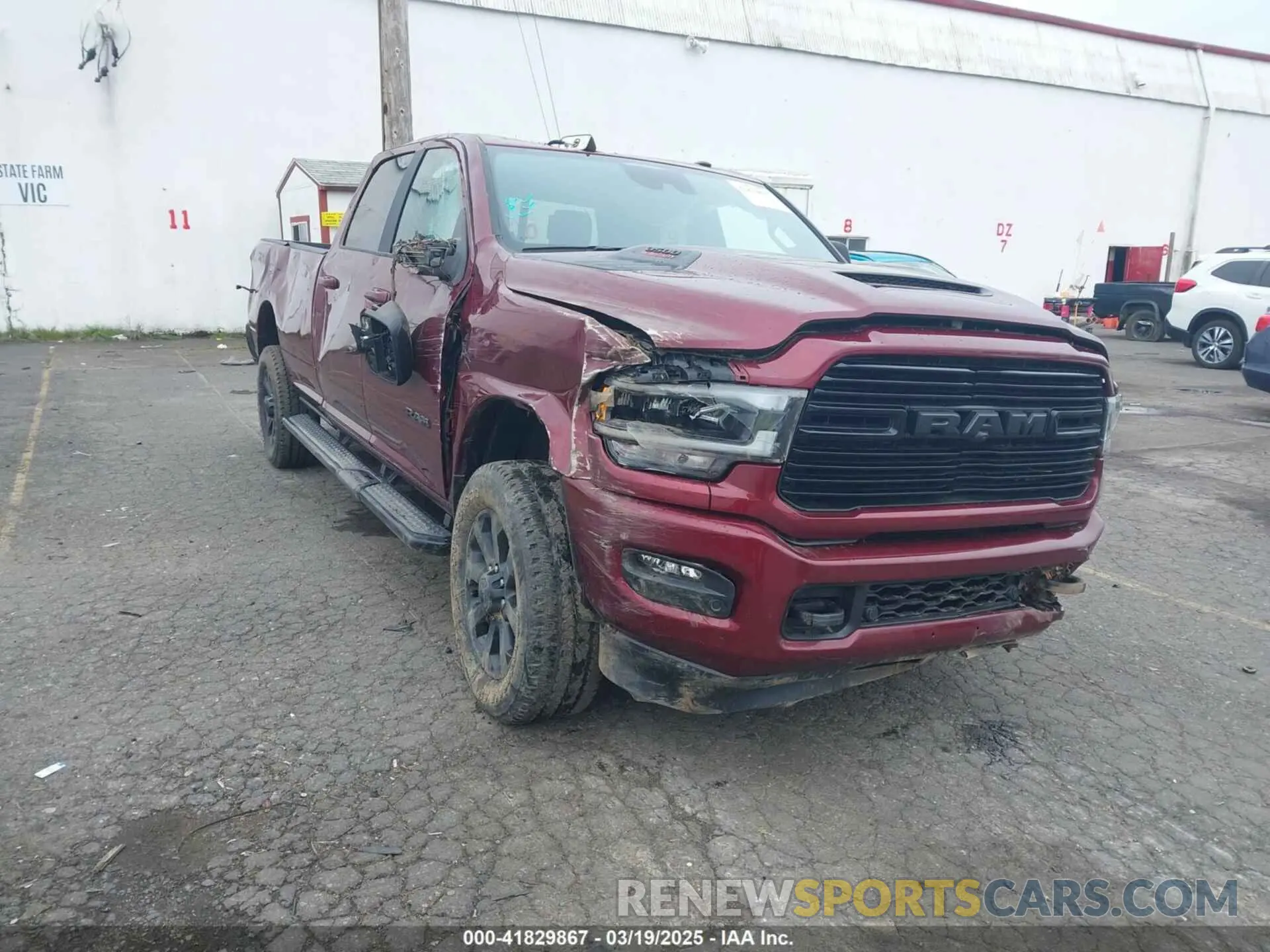 1 Photograph of a damaged car 3C63R3JL1RG265653 RAM 3500 2024