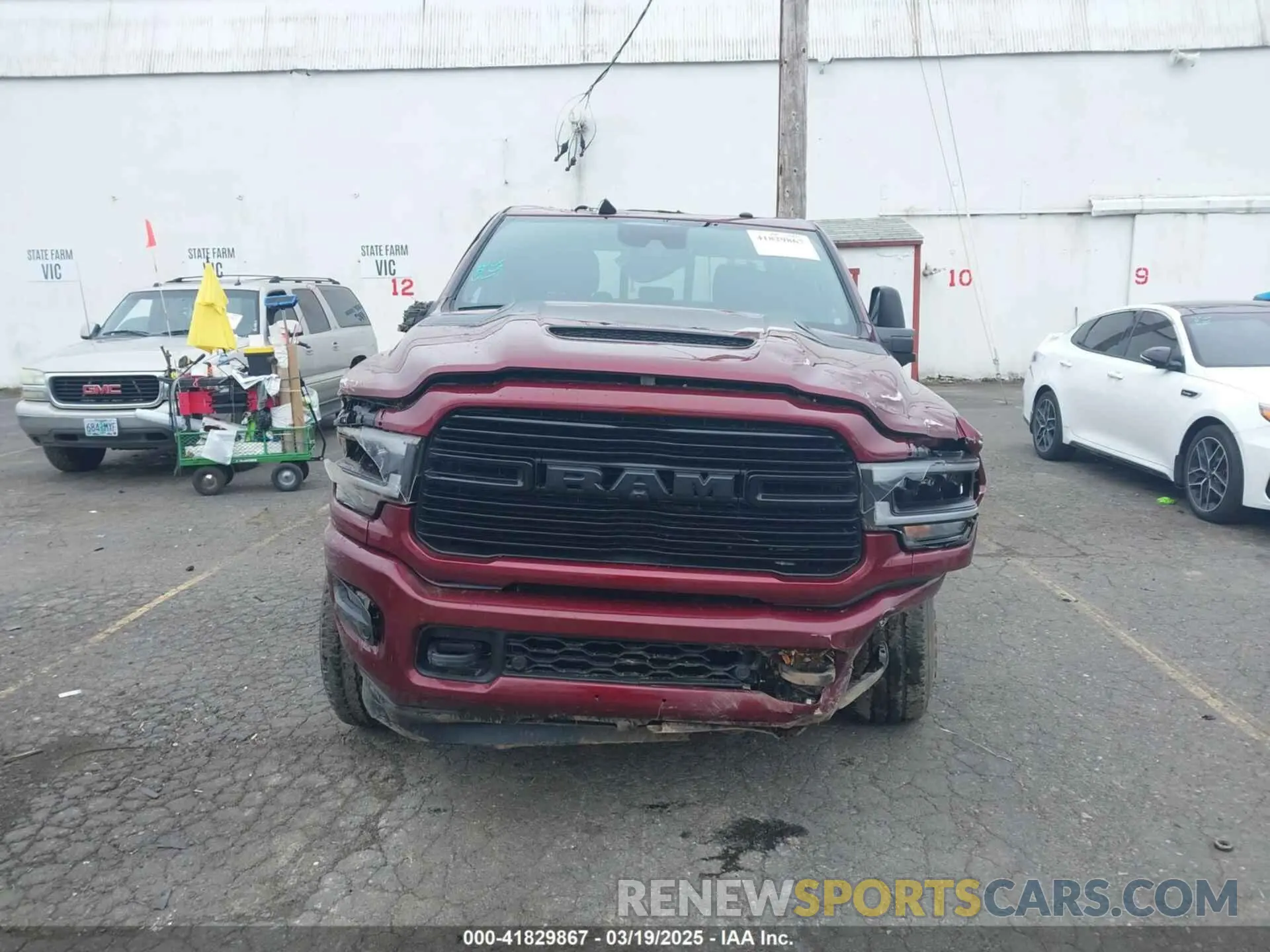 16 Photograph of a damaged car 3C63R3JL1RG265653 RAM 3500 2024