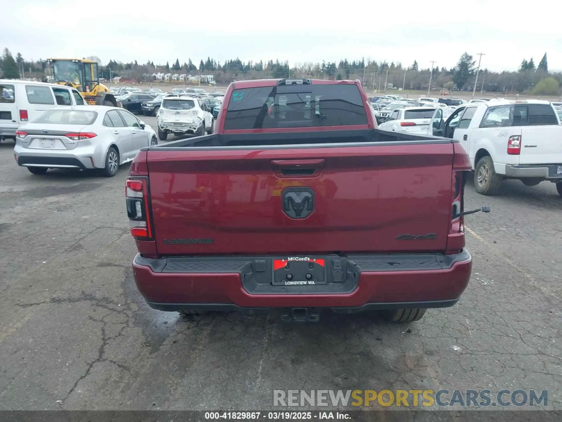 19 Photograph of a damaged car 3C63R3JL1RG265653 RAM 3500 2024