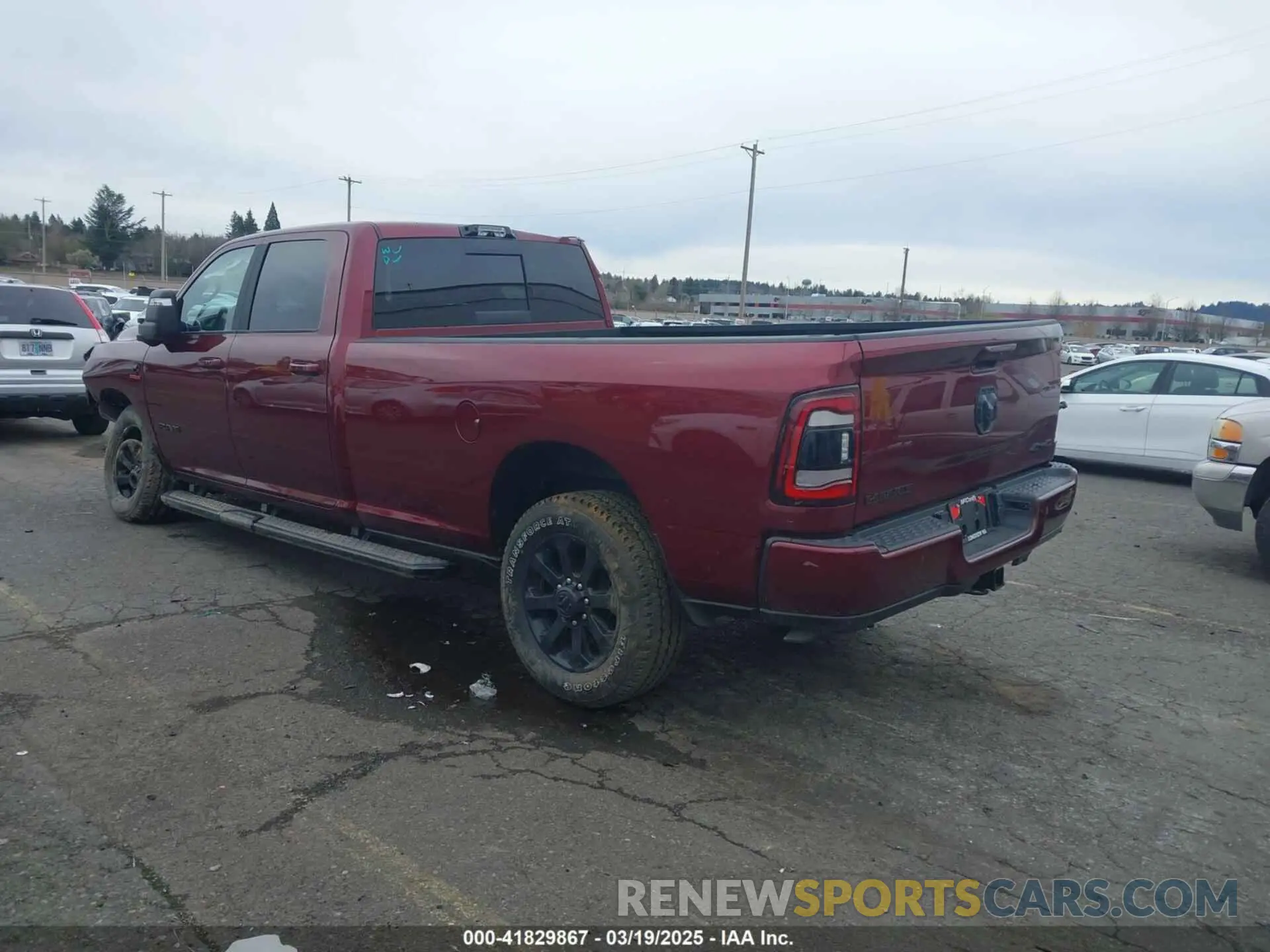3 Photograph of a damaged car 3C63R3JL1RG265653 RAM 3500 2024