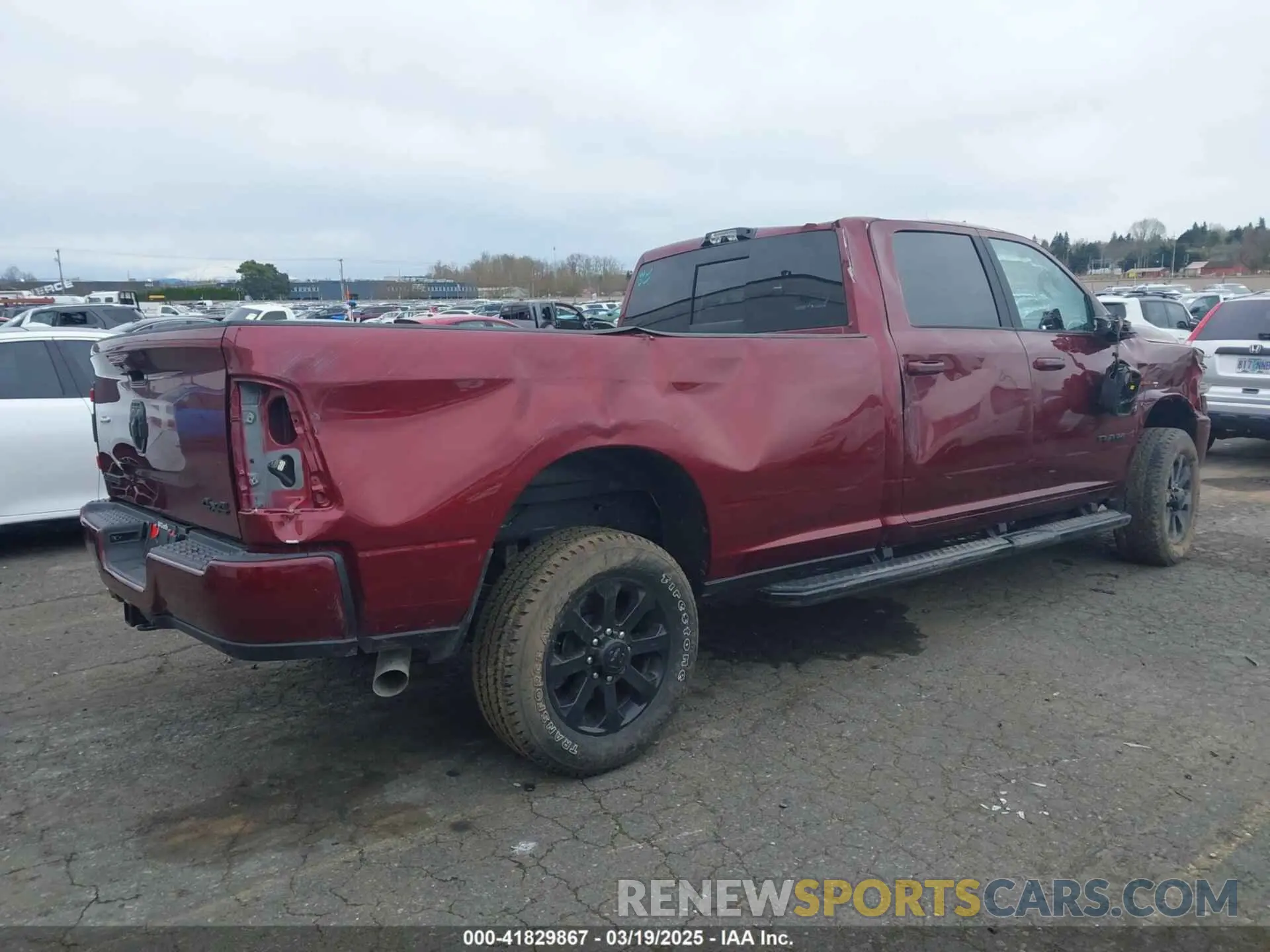 4 Photograph of a damaged car 3C63R3JL1RG265653 RAM 3500 2024