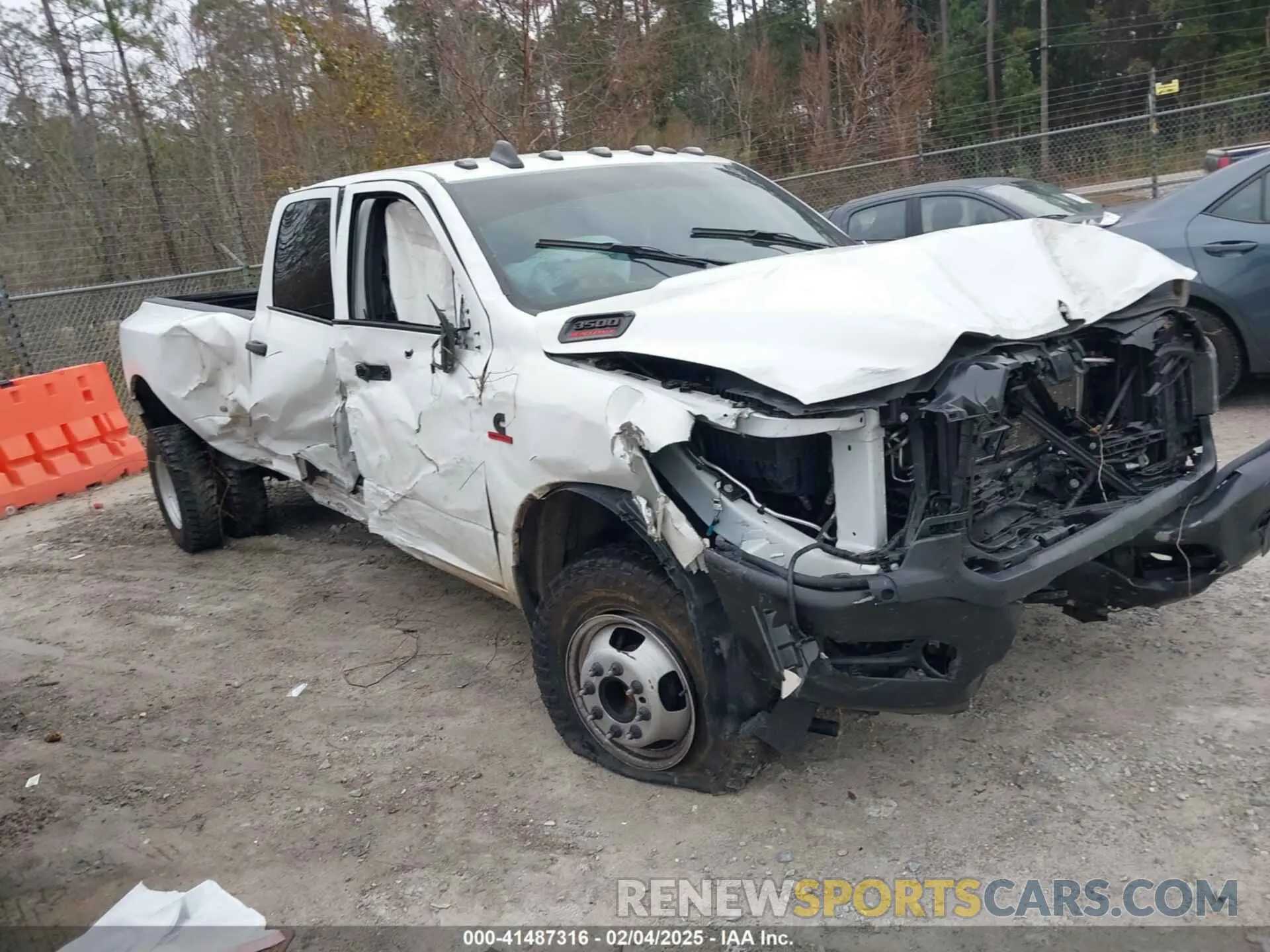 1 Photograph of a damaged car 3C63RRGL2RG295187 RAM 3500 2024