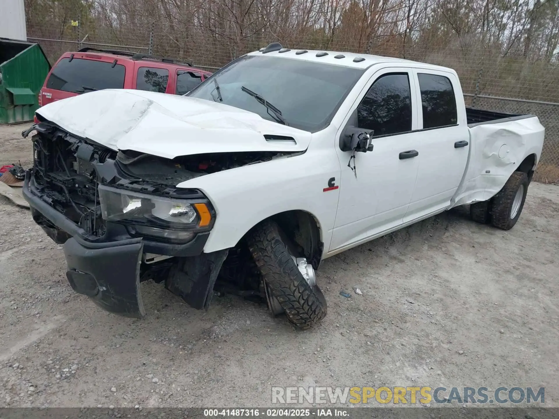 2 Photograph of a damaged car 3C63RRGL2RG295187 RAM 3500 2024