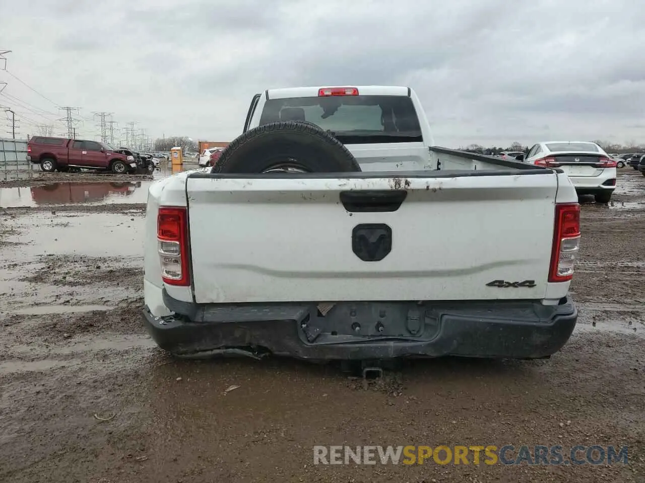 6 Photograph of a damaged car 3C63RRGL3RG295327 RAM 3500 2024