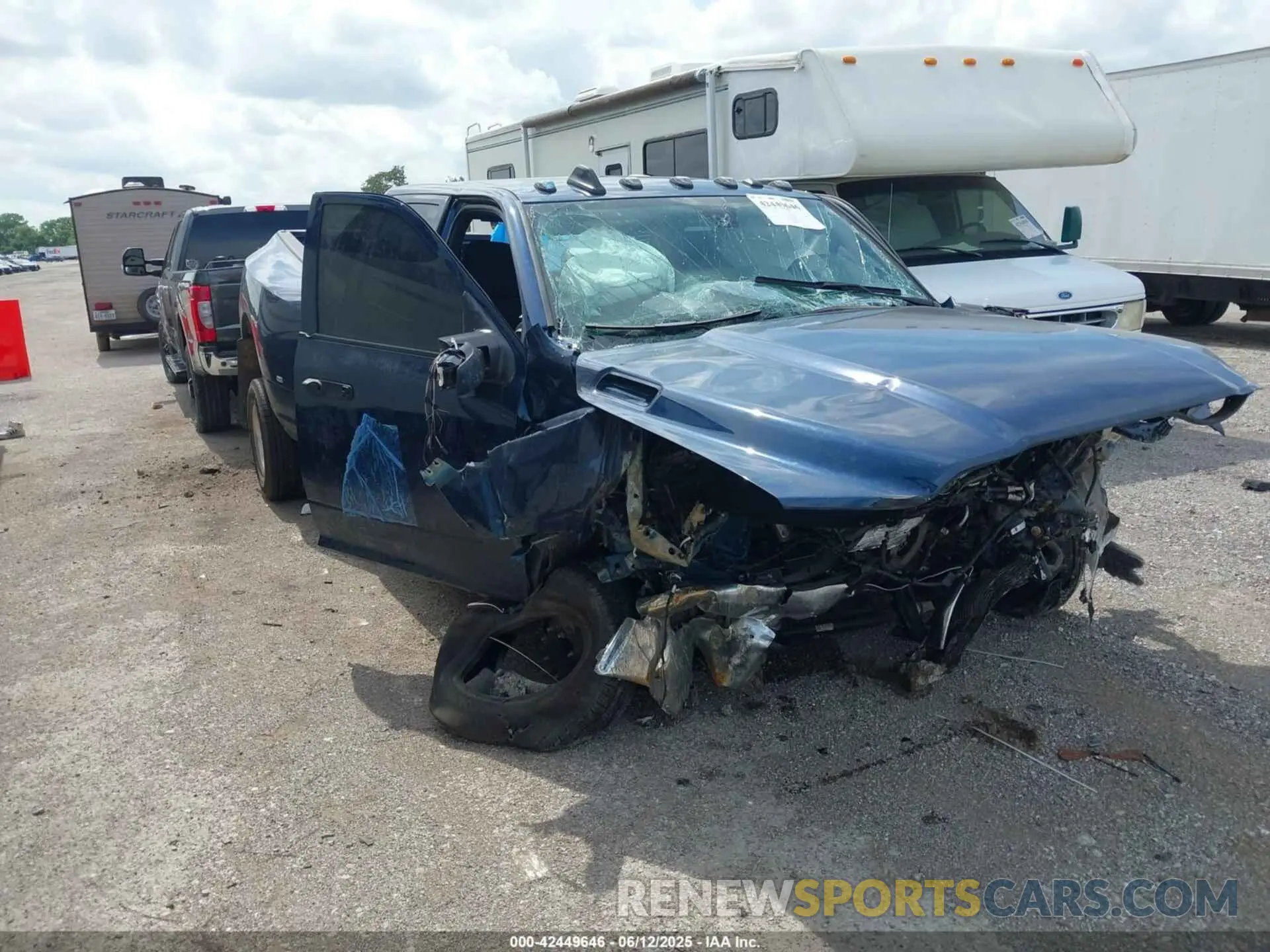 1 Photograph of a damaged car 3C63RRGL3RG339617 RAM 3500 2024