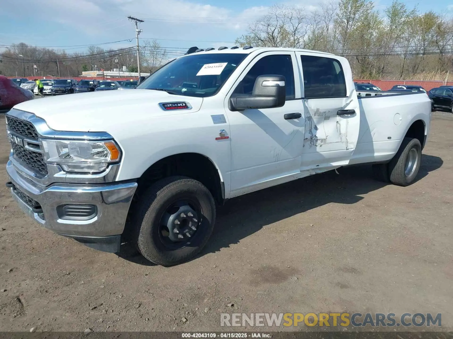 2 Photograph of a damaged car 3C63RRGL4RG274194 RAM 3500 2024