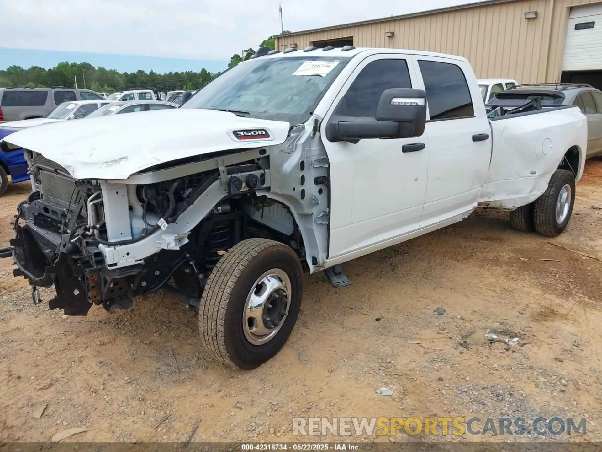 2 Photograph of a damaged car 3C63RRGL6RG307826 RAM 3500 2024