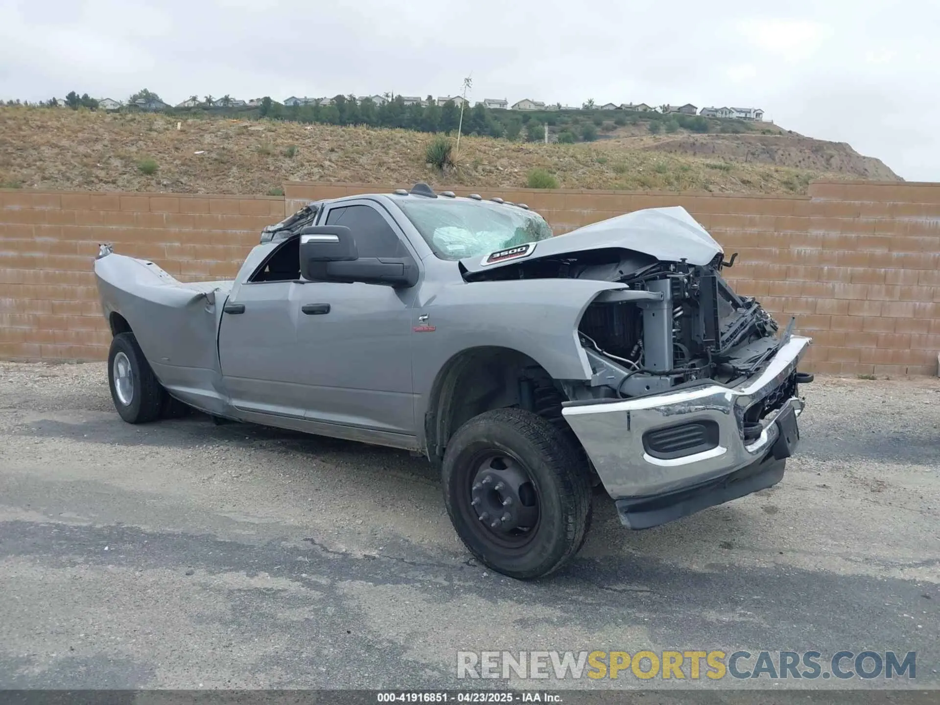 1 Photograph of a damaged car 3C63RRGL7RG321265 RAM 3500 2024