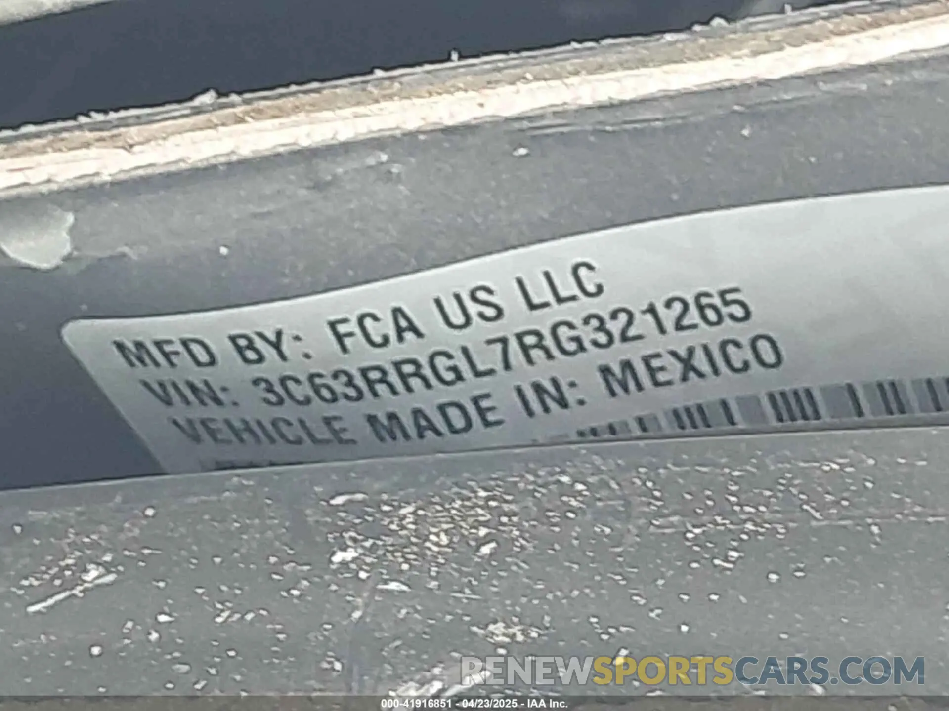 9 Photograph of a damaged car 3C63RRGL7RG321265 RAM 3500 2024