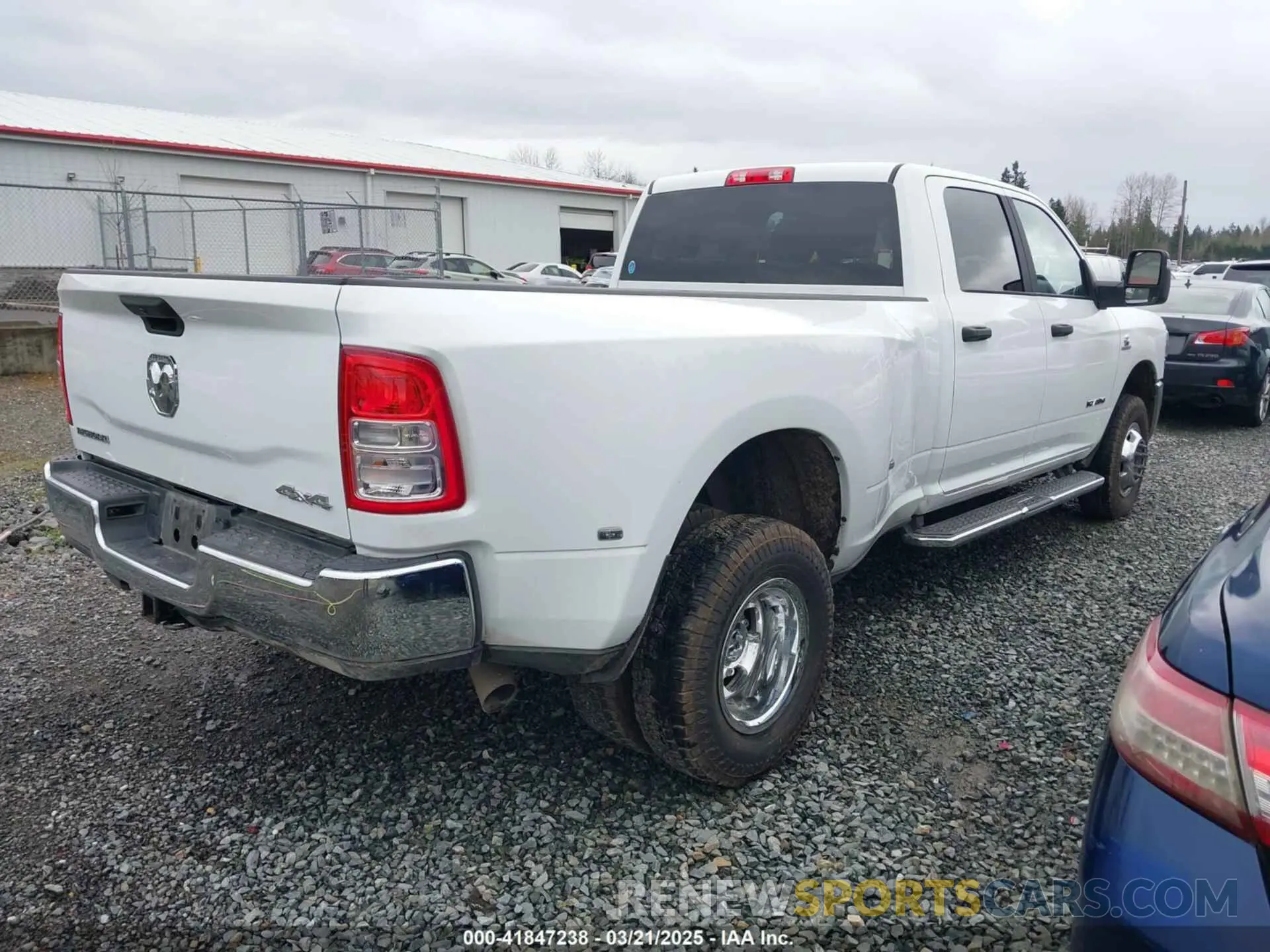 4 Photograph of a damaged car 3C63RRHL4RG271732 RAM 3500 2024