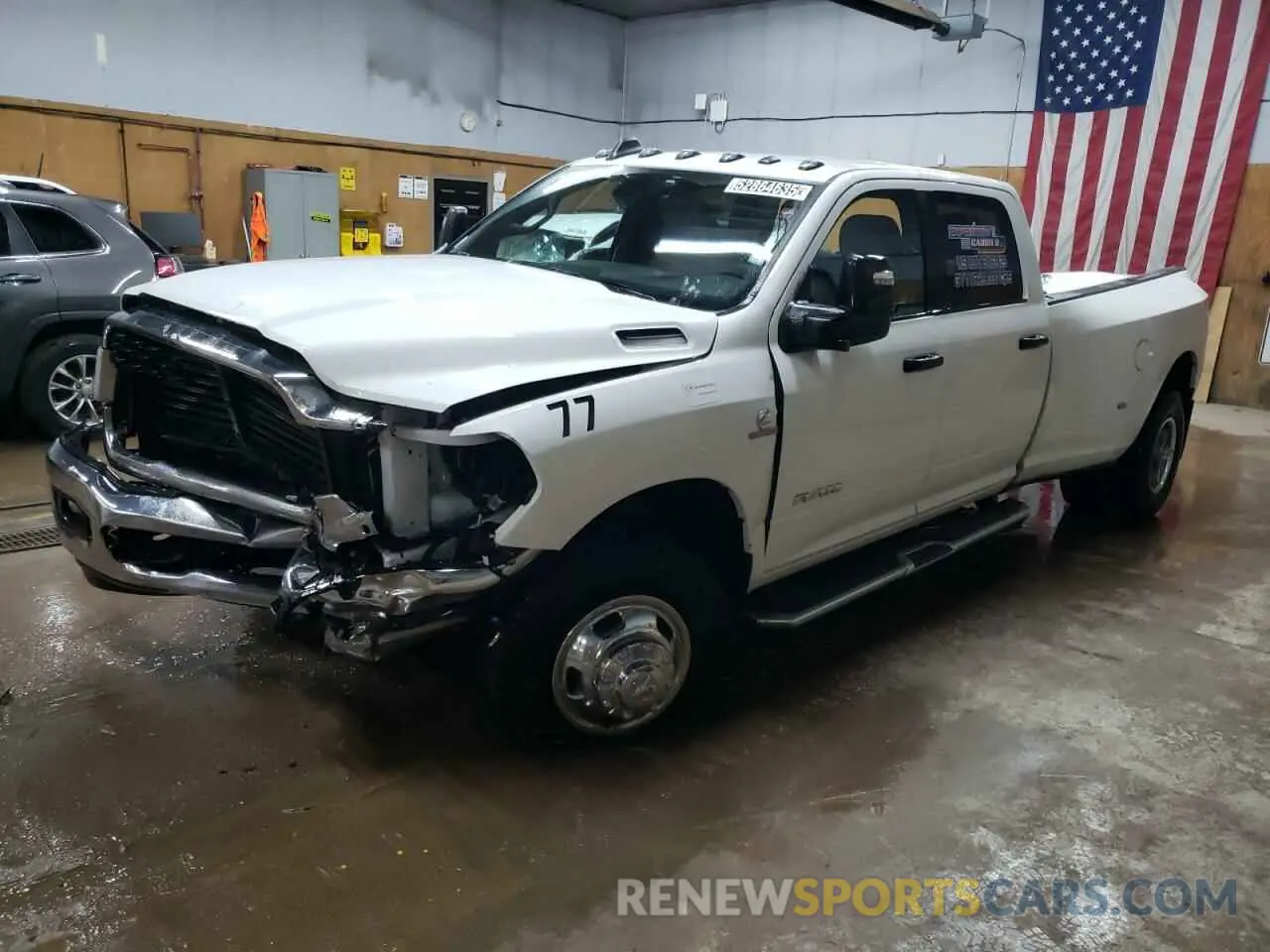 1 Photograph of a damaged car 3C63RRHL5RG341383 RAM 3500 2024
