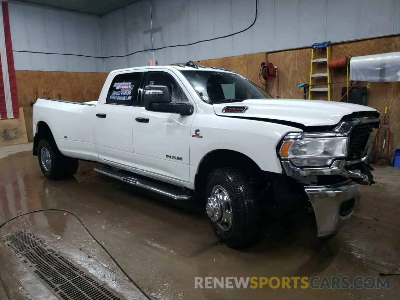 4 Photograph of a damaged car 3C63RRHL5RG341383 RAM 3500 2024