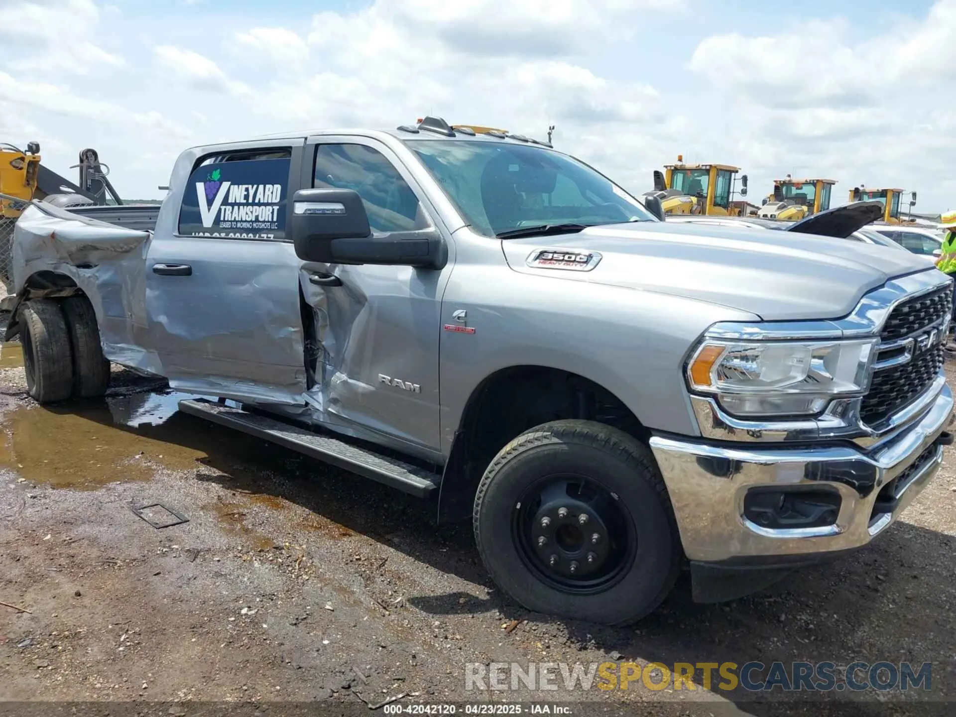 1 Photograph of a damaged car 3C63RRHL7RG214893 RAM 3500 2024