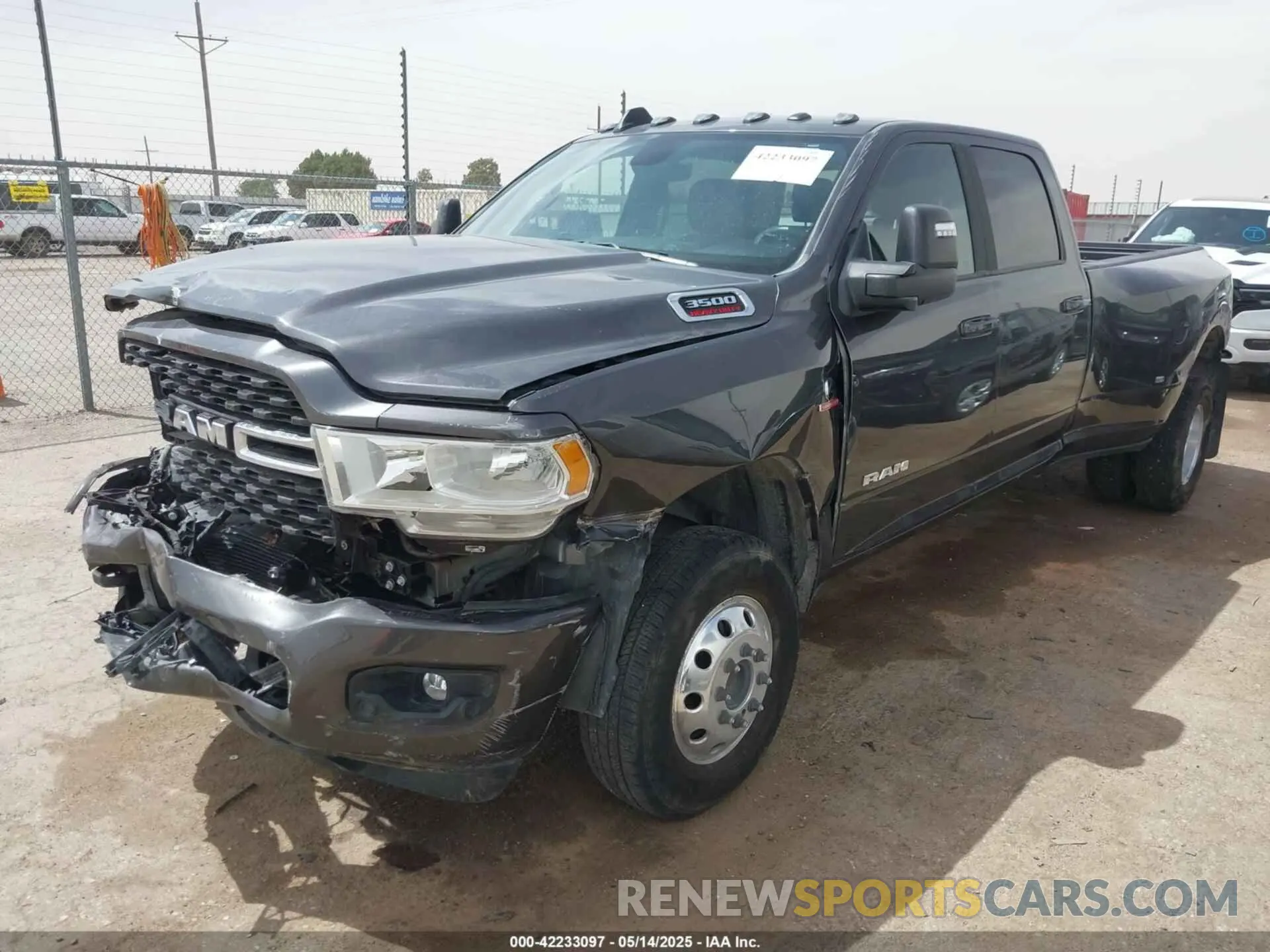 2 Photograph of a damaged car 3C63RRHL8RG257932 RAM 3500 2024