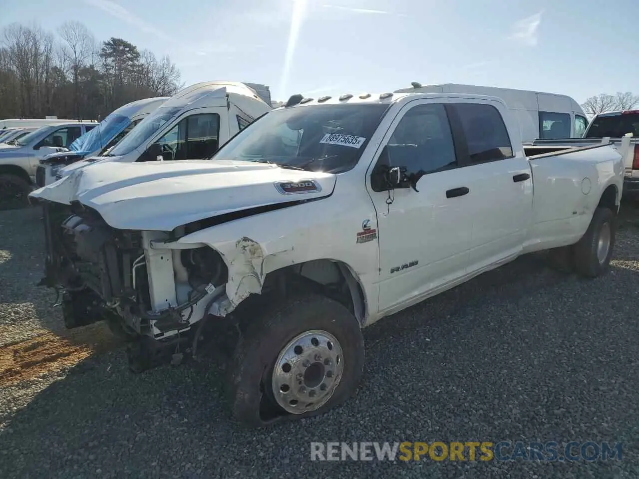 1 Photograph of a damaged car 3C63RRHLXRG110382 RAM 3500 2024