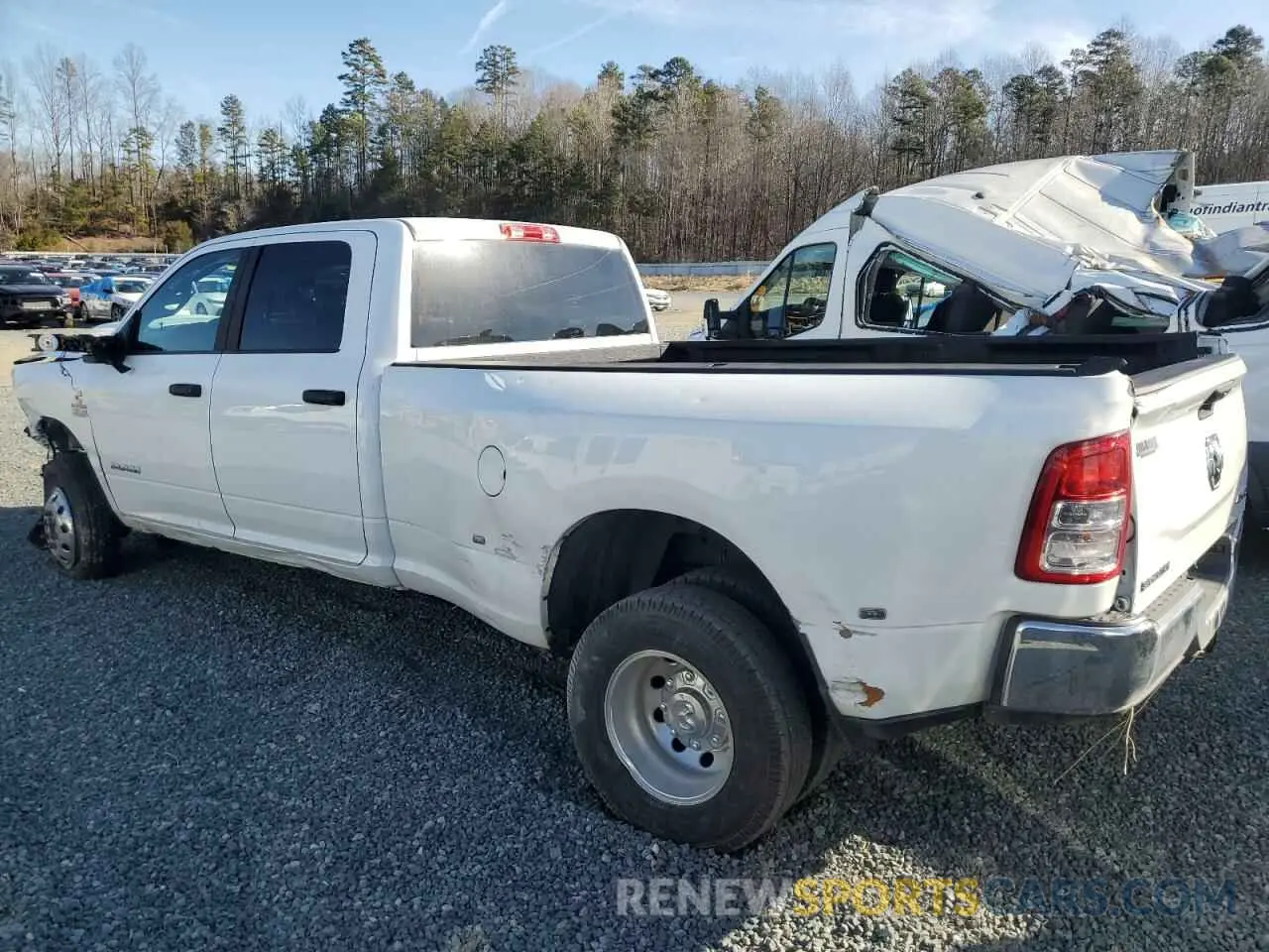 2 Photograph of a damaged car 3C63RRHLXRG110382 RAM 3500 2024