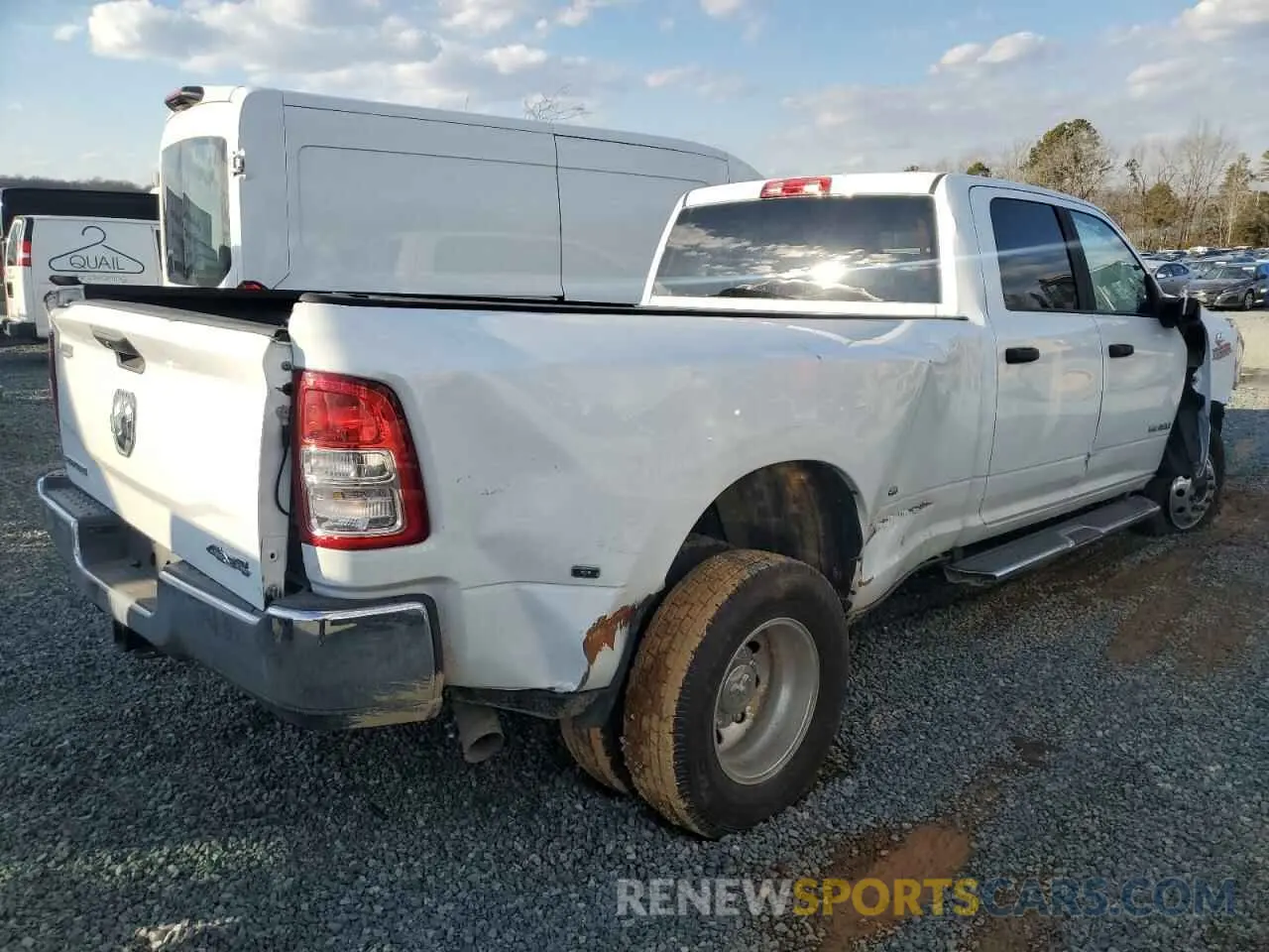 3 Photograph of a damaged car 3C63RRHLXRG110382 RAM 3500 2024