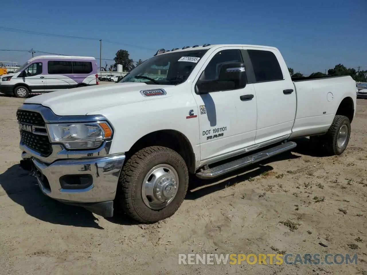 1 Photograph of a damaged car 3C63RRHLXRG289538 RAM 3500 2024