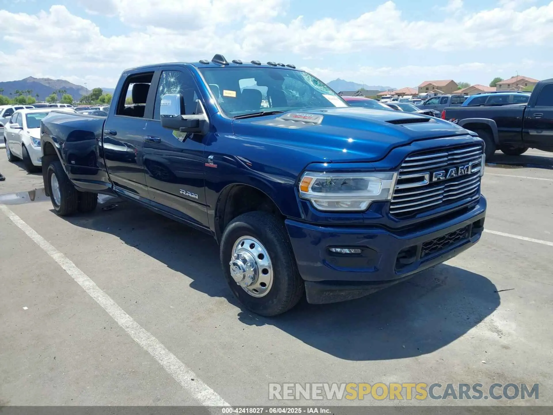 1 Photograph of a damaged car 3C63RRJL3RG317545 RAM 3500 2024