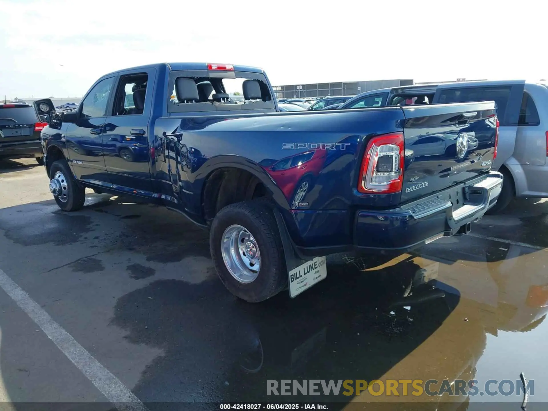 3 Photograph of a damaged car 3C63RRJL3RG317545 RAM 3500 2024