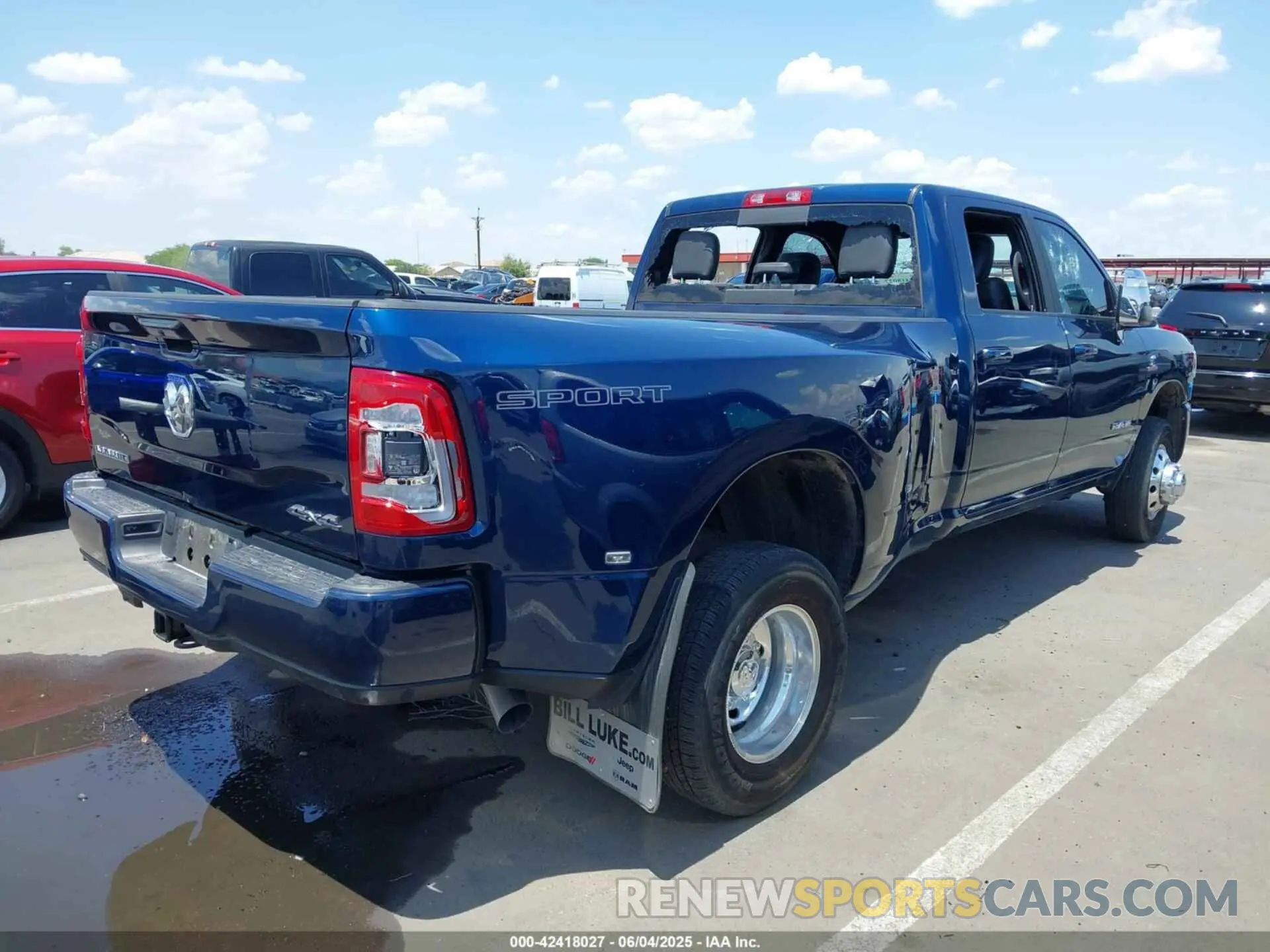 4 Photograph of a damaged car 3C63RRJL3RG317545 RAM 3500 2024