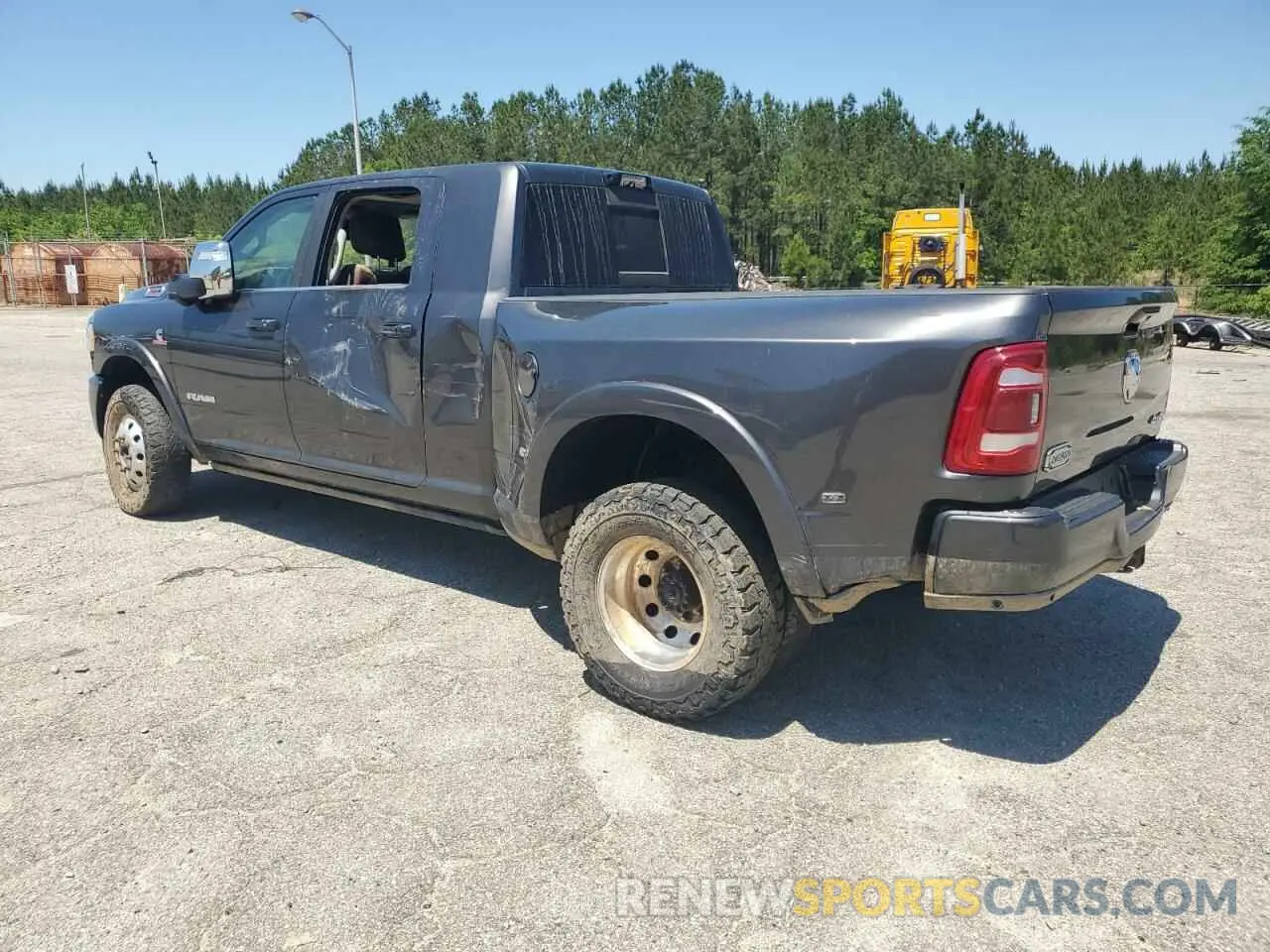 2 Photograph of a damaged car 3C63RRNLXRG208896 RAM 3500 2024
