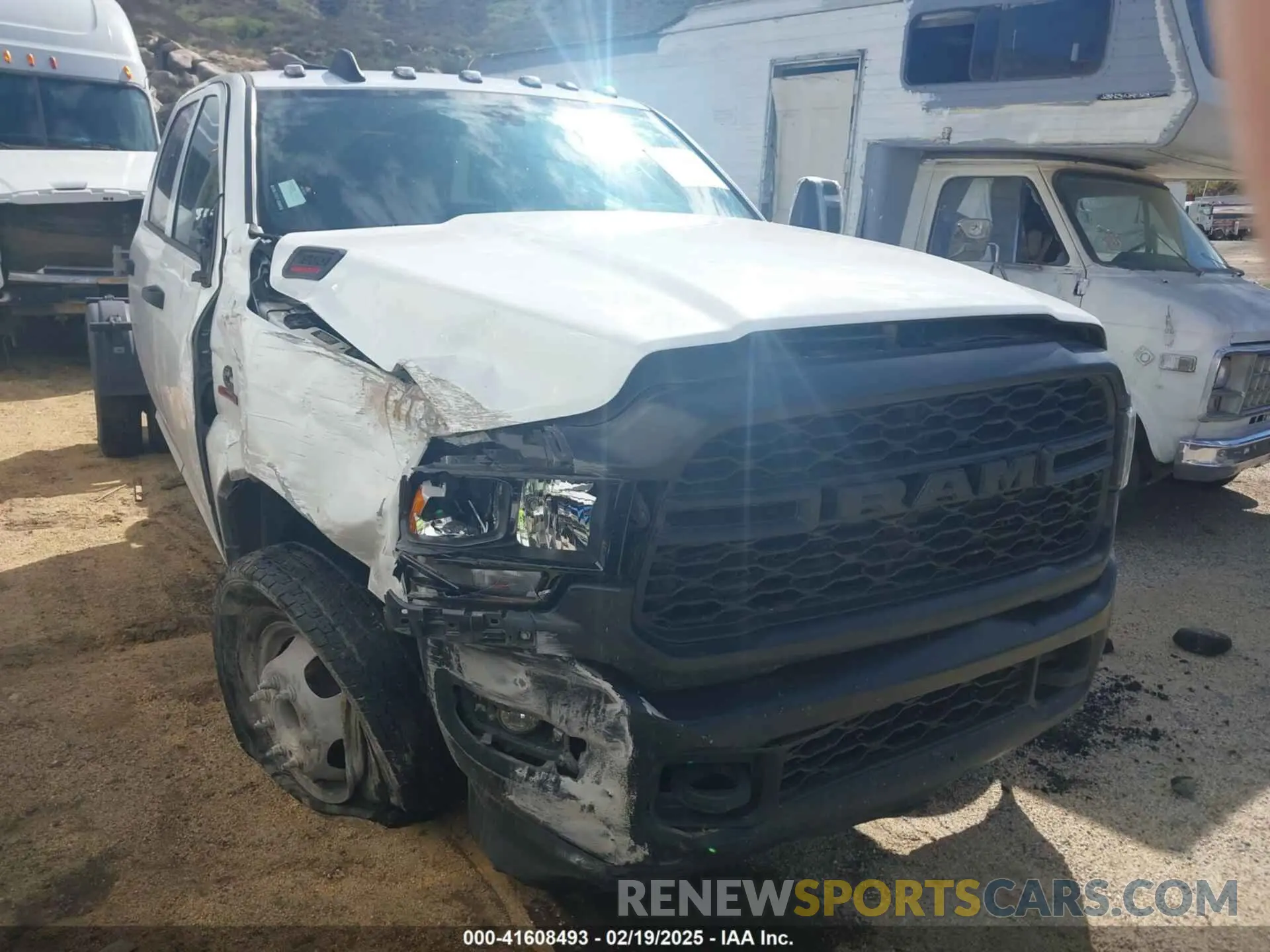 1 Photograph of a damaged car 3C7WRTCL3PG650666 RAM 3500 CHASSIS 2023