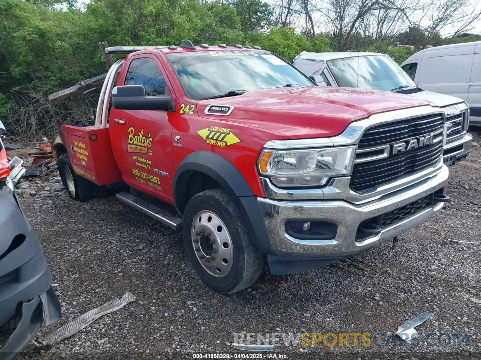 1 Photograph of a damaged car 3C7WRKAL2KG521713 RAM 4500 CHASSIS 2019
