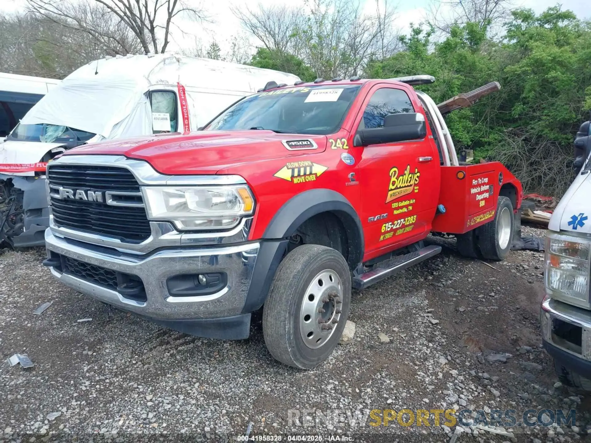 2 Photograph of a damaged car 3C7WRKAL2KG521713 RAM 4500 CHASSIS 2019