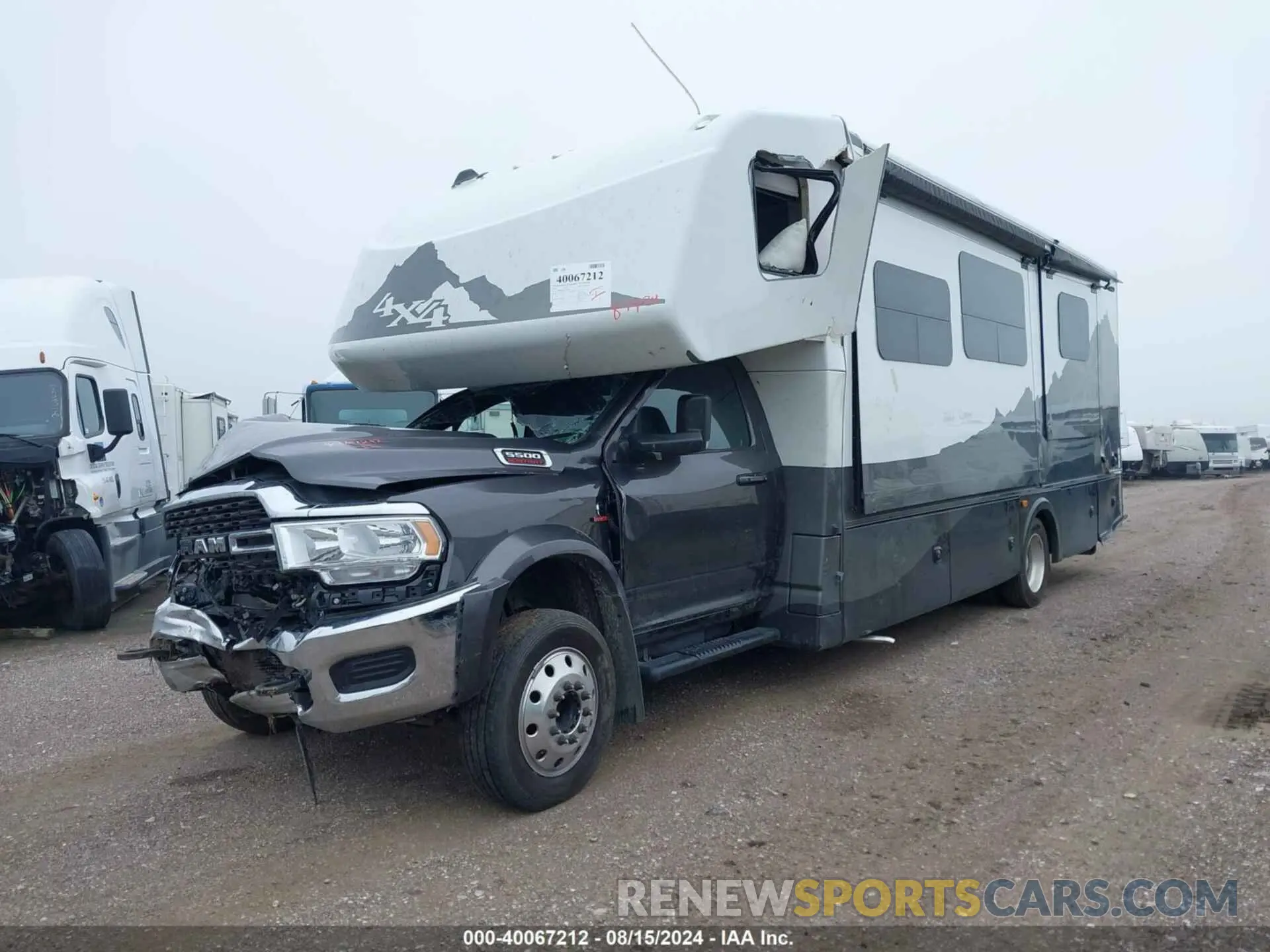 2 Photograph of a damaged car 3C7WRNDL7NG329026 RAM 5500 CHASSIS 2022