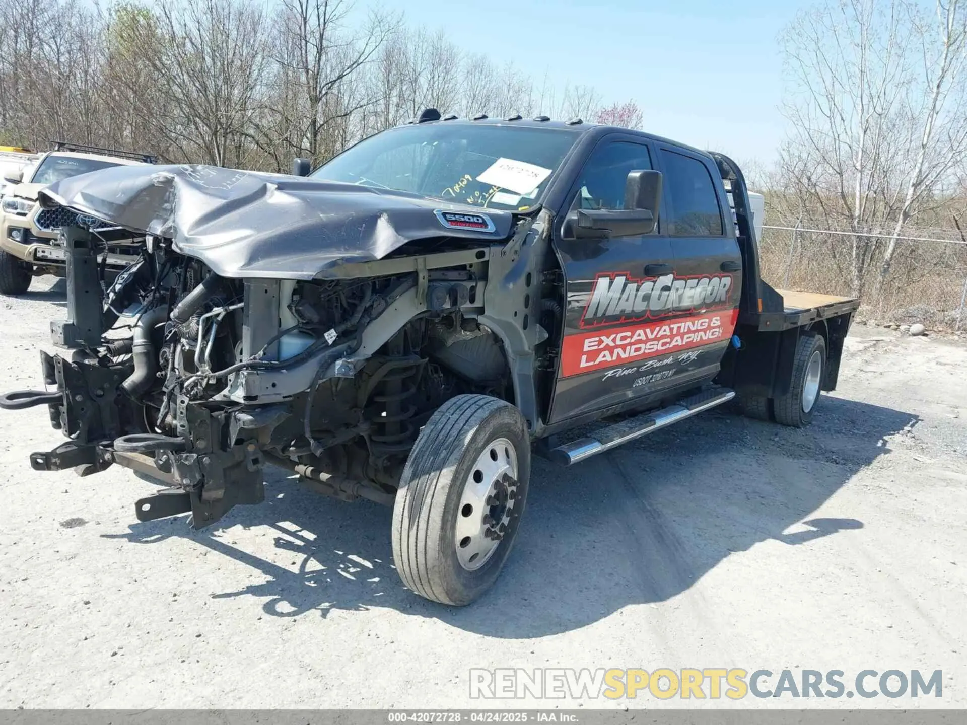 2 Photograph of a damaged car 3C7WRNEL9NG132213 RAM 5500 CHASSIS 2022