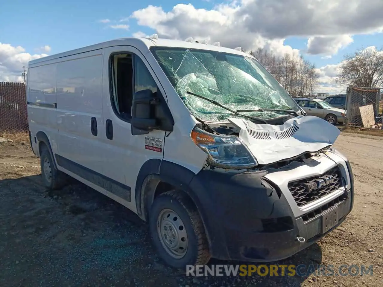 4 Photograph of a damaged car 3C6TRVAG4KE528914 RAM All Models 2019