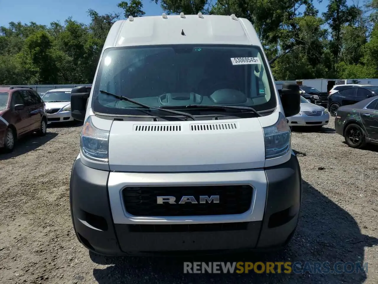 5 Photograph of a damaged car 3C6TRVBG1KE502771 RAM All Models 2019