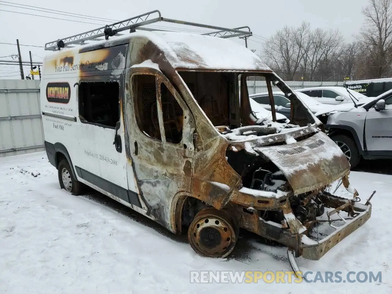 4 Photograph of a damaged car 3C6TRVCGXKE537873 RAM All Models 2019
