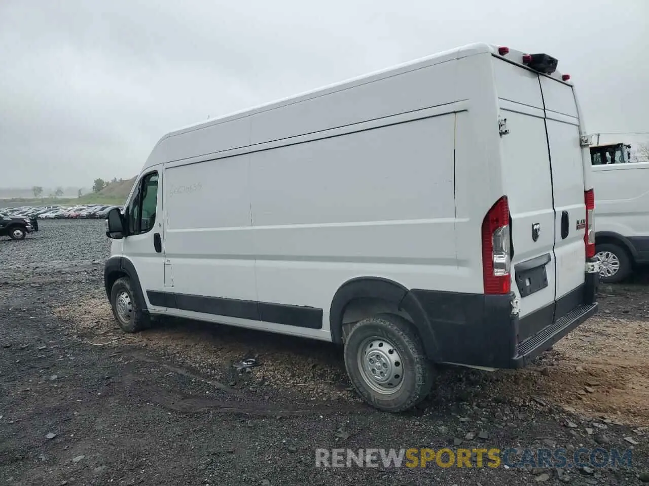 2 Photograph of a damaged car 3C6TRVDG8KE550961 RAM All Models 2019