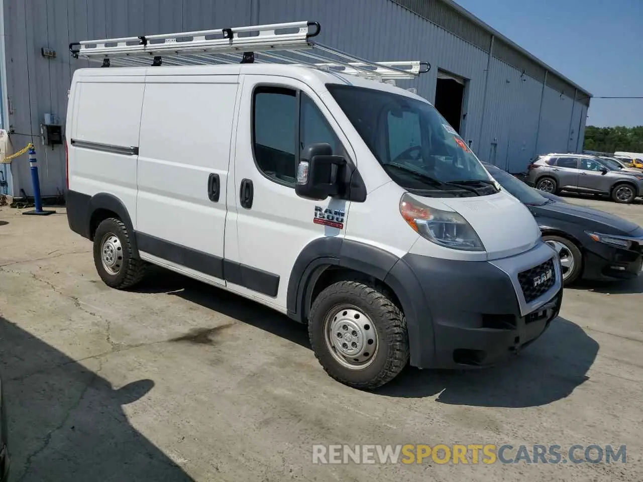 4 Photograph of a damaged car 3C6TRVNG3KE504677 RAM All Models 2019