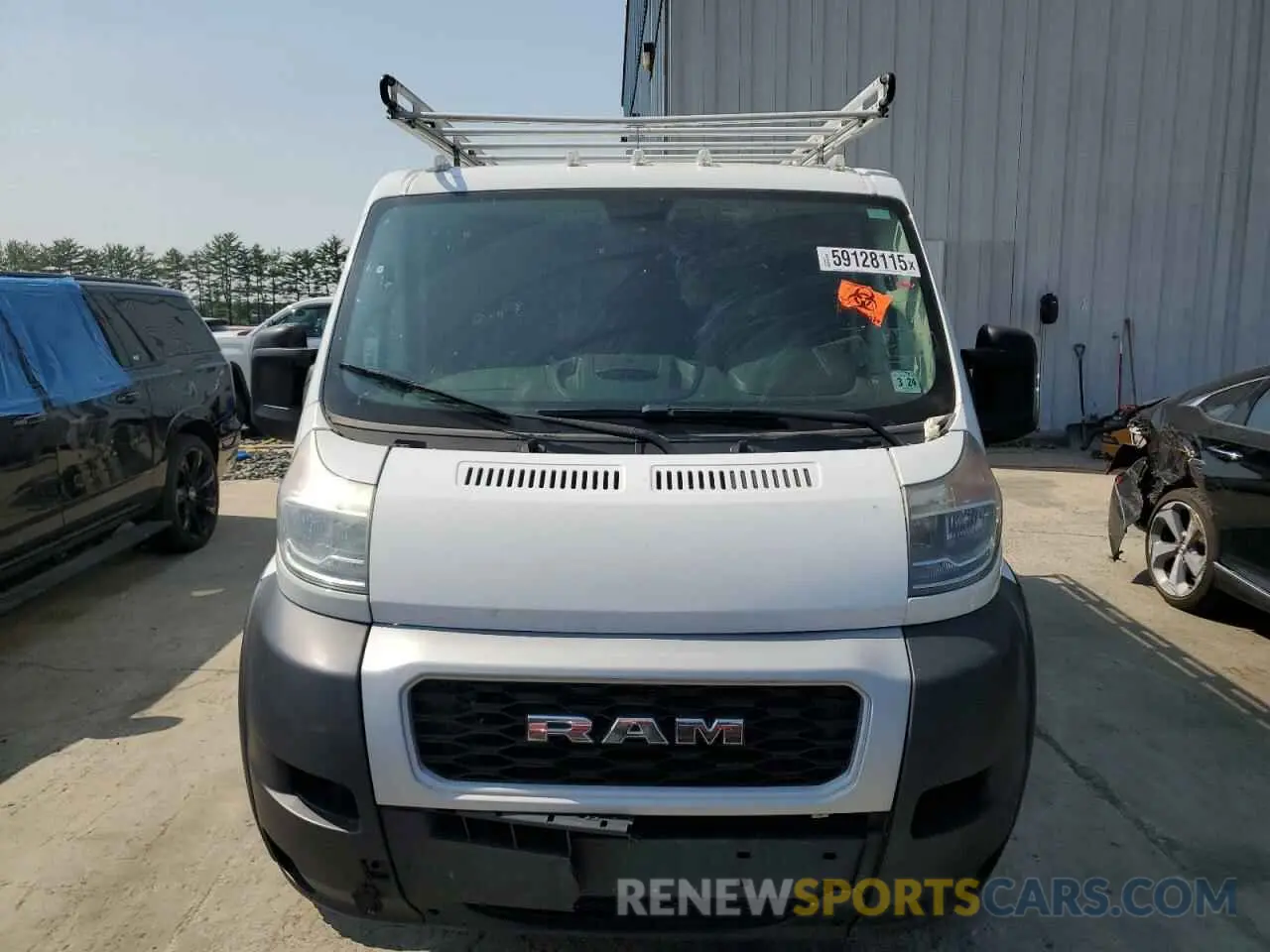 5 Photograph of a damaged car 3C6TRVNG3KE504677 RAM All Models 2019