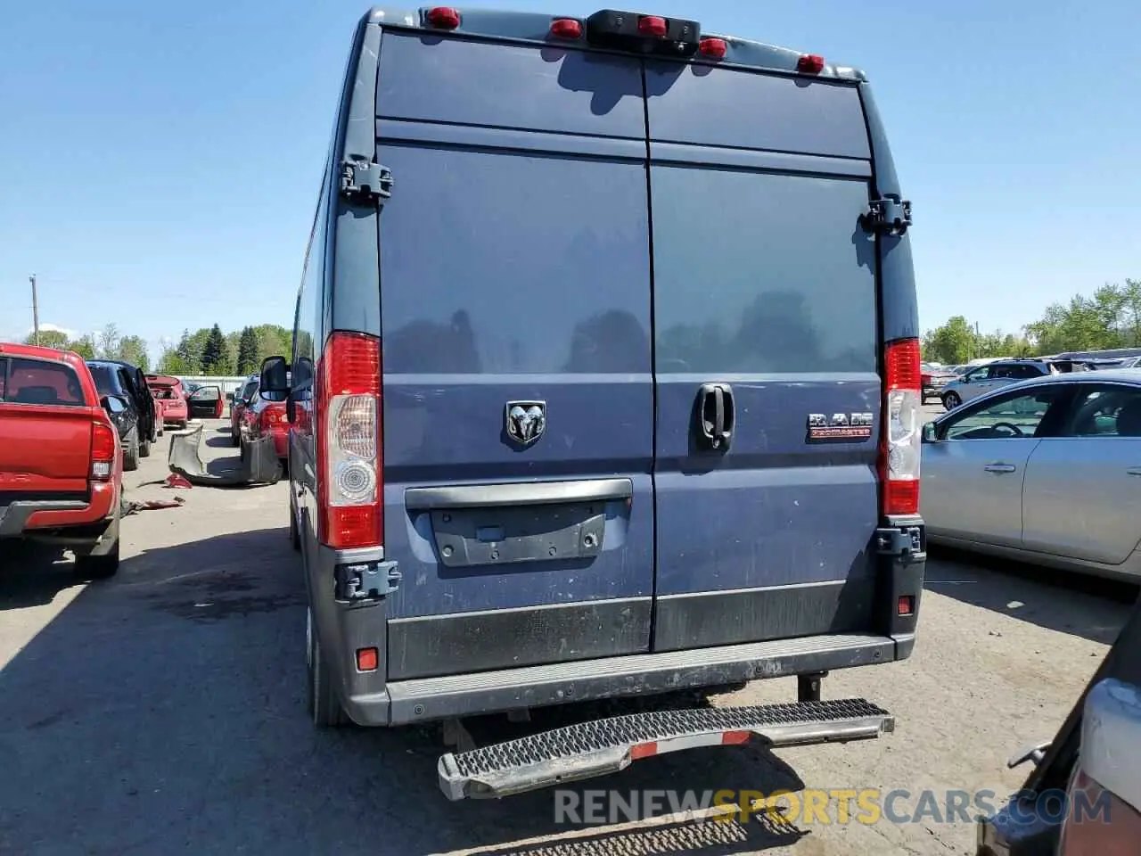 6 Photograph of a damaged car 3C6URVJG2KE541763 RAM All Models 2019