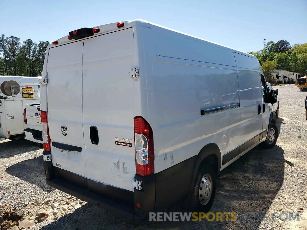3 Photograph of a damaged car 3C6URVJG3KE562105 RAM All Models 2019