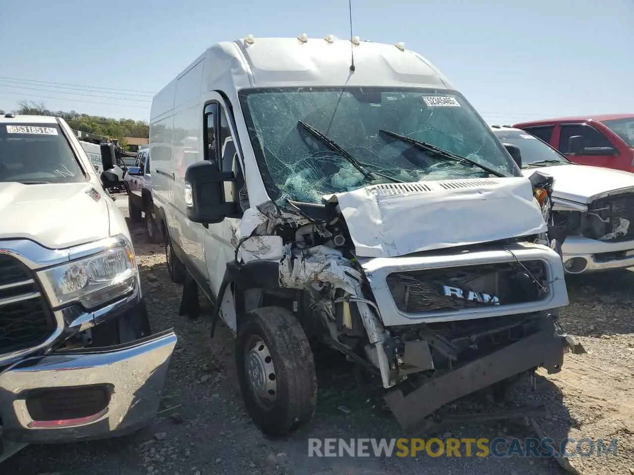 4 Photograph of a damaged car 3C6URVJG4KE540498 RAM All Models 2019