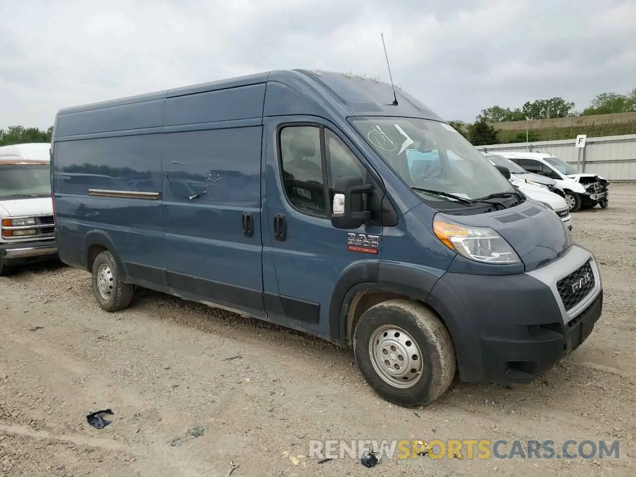 4 Photograph of a damaged car 3C6URVJG5KE544608 RAM All Models 2019