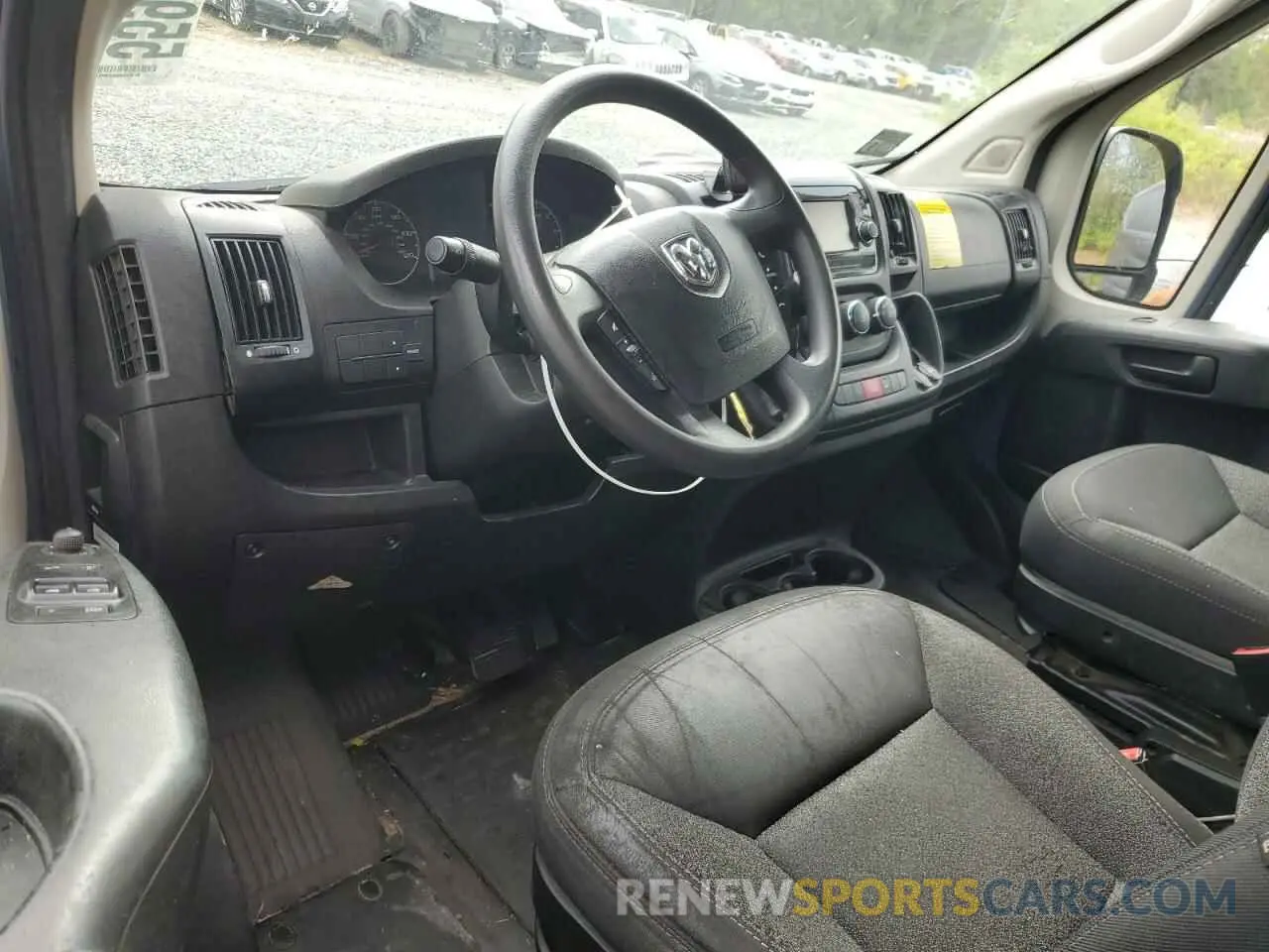 8 Photograph of a damaged car 3C6URVJG5KE564485 RAM All Models 2019